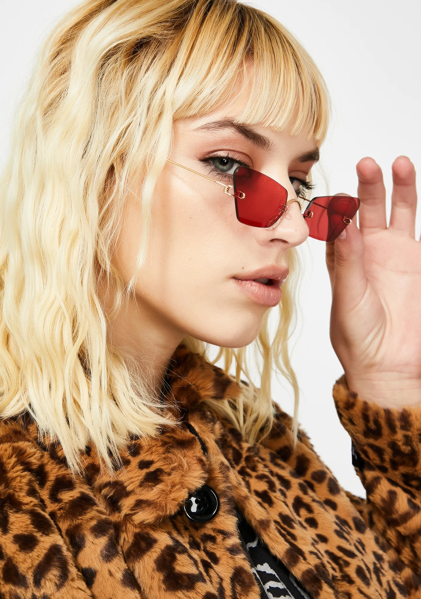 Fire Just Be Honest Clear Sunglasses - Image 4
