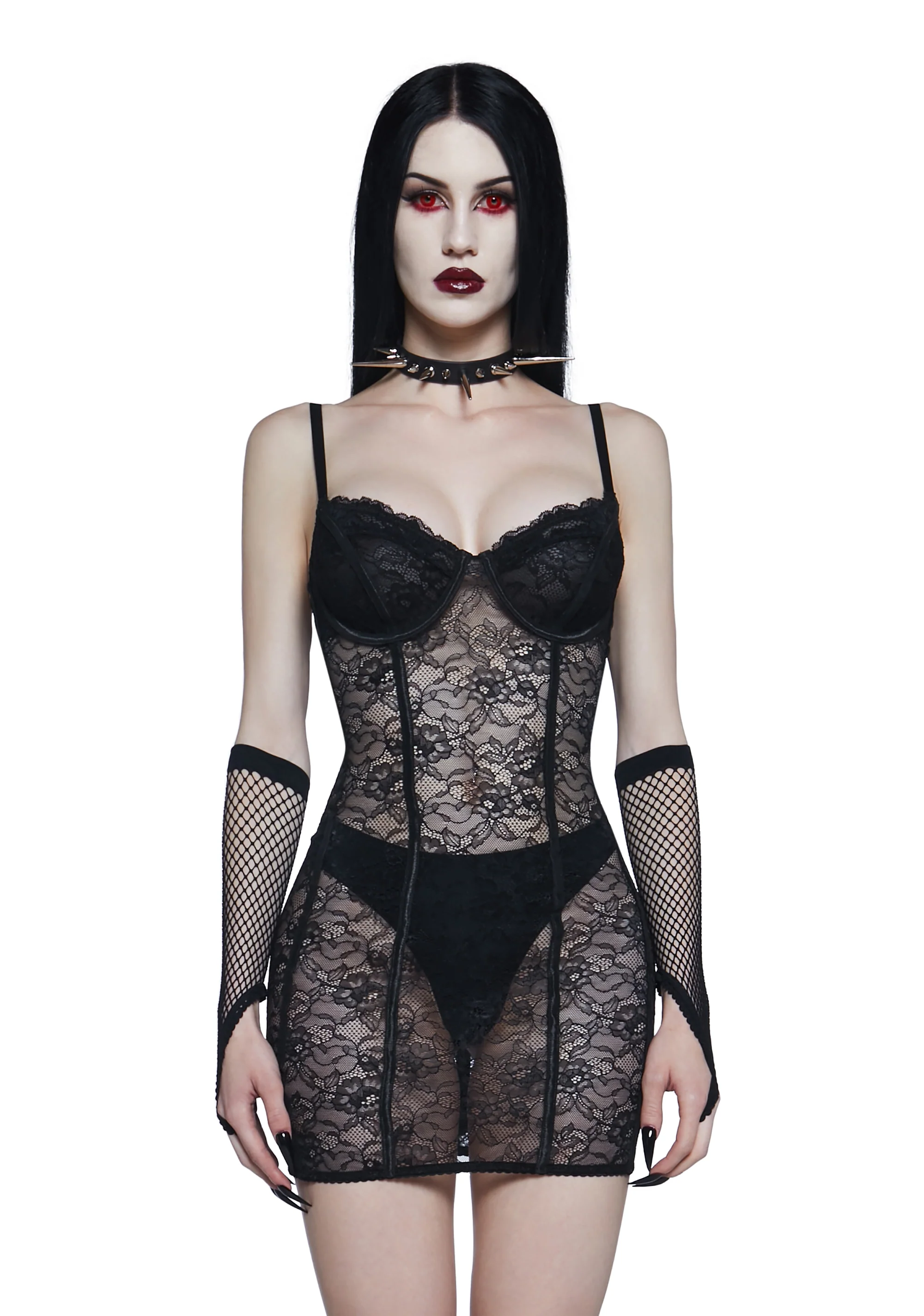 Fishnet Gloves - Image 2