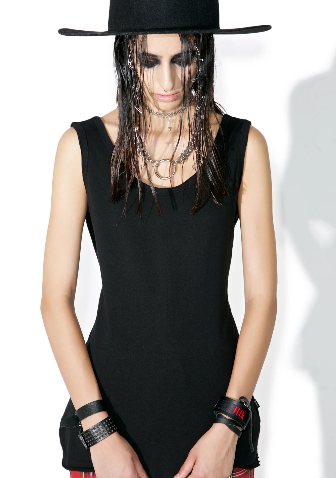 Fishnet Tie Back Tank - Image 5