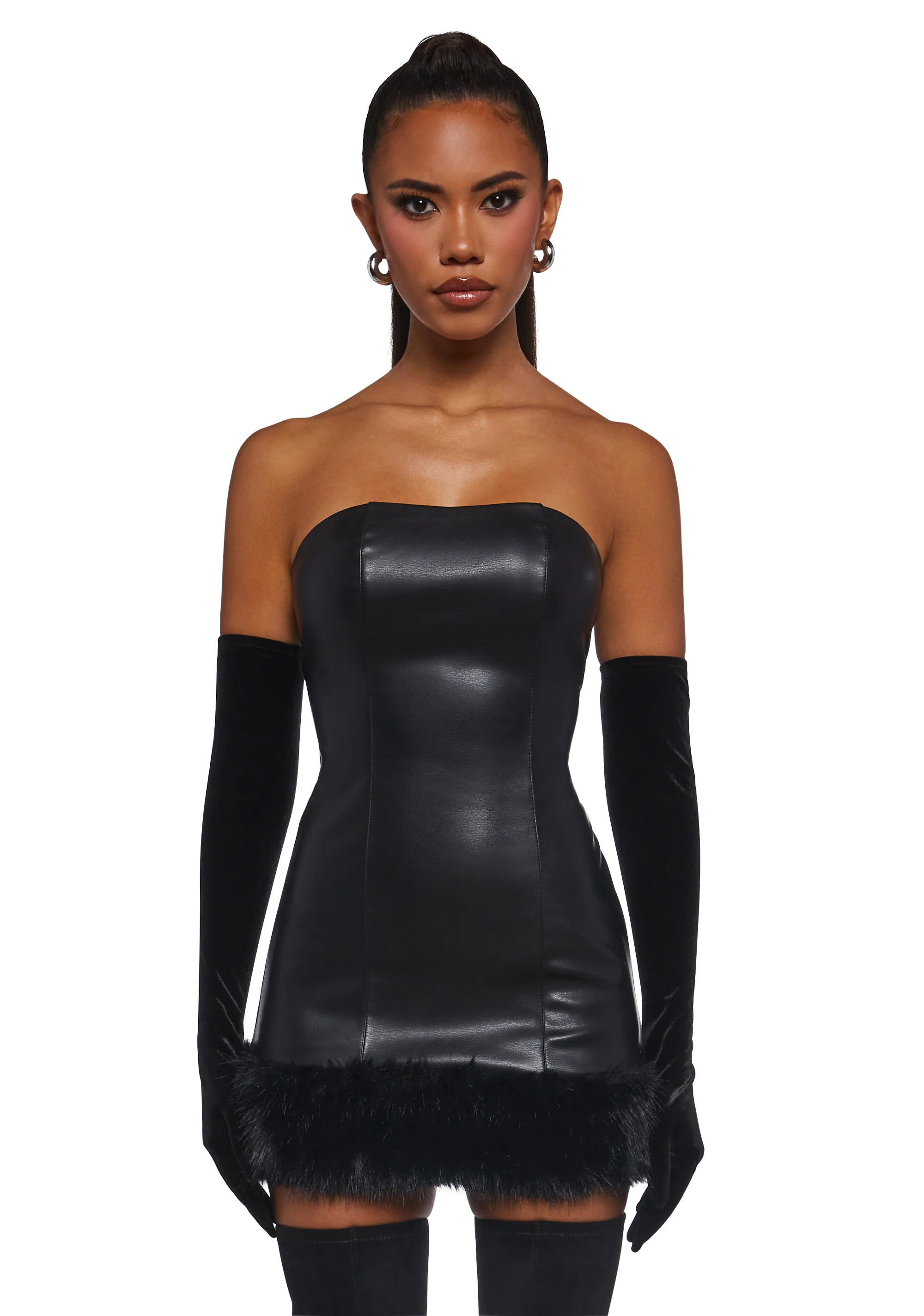 Icon Sensation Strapless Mini Dress - Image 6