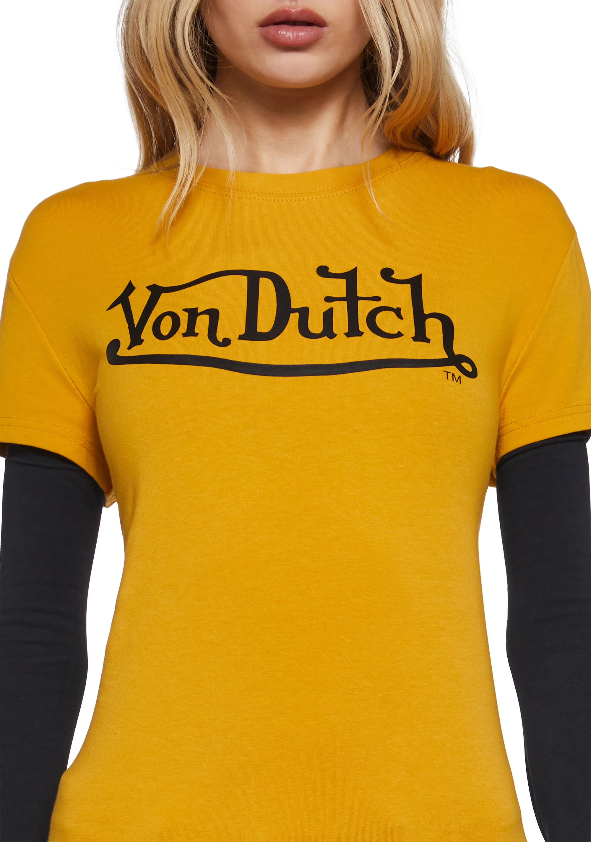 Fitted Twofer Long Sleeve Top - Image 5