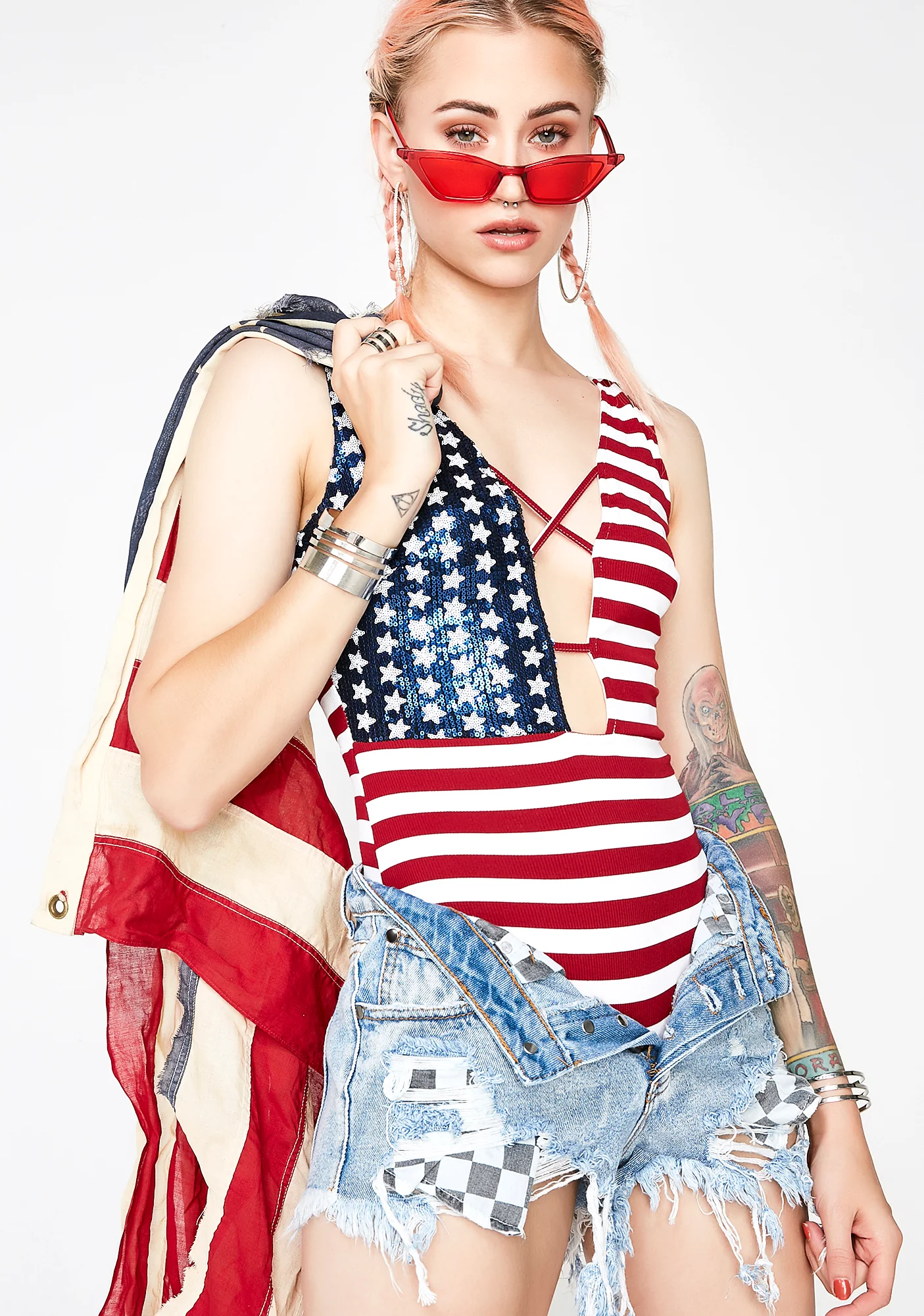 Flag It Up Bodysuit - Image 2