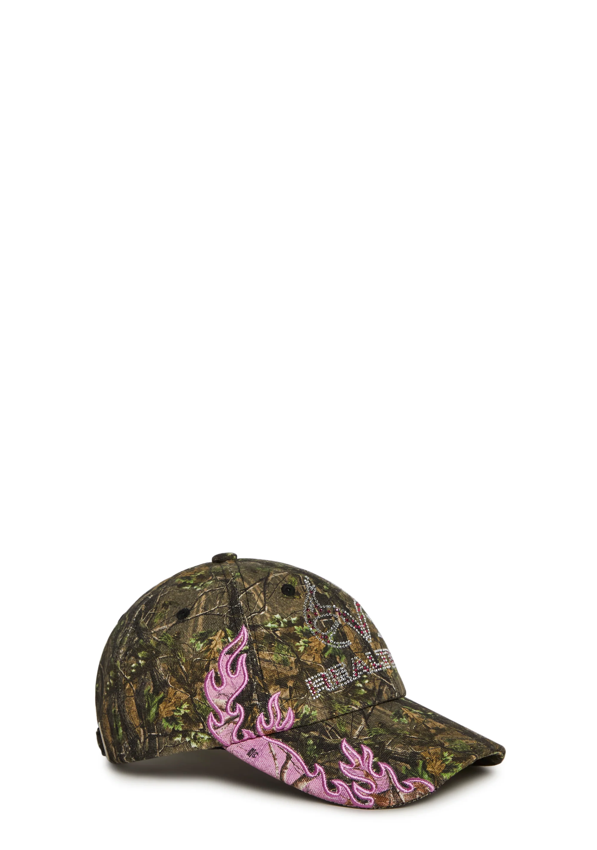 Embroidered Camo Flame Hat - Image 7