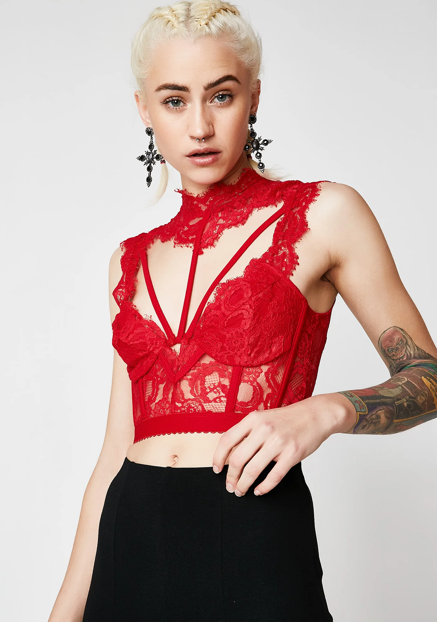 Flame Stolen Innocence Caged Top - Image 4