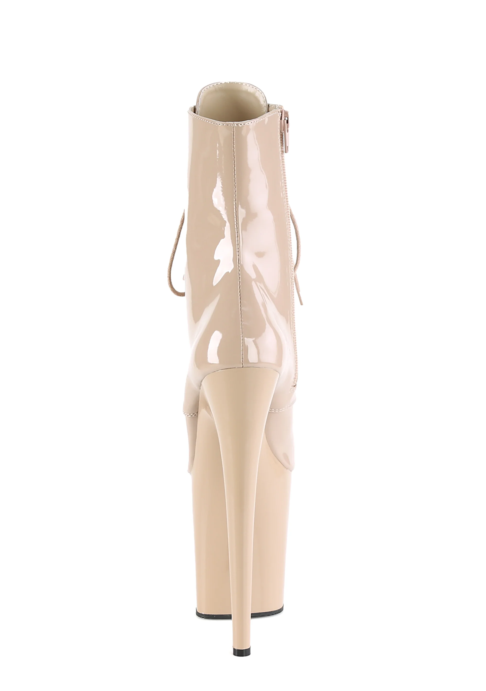 Flamingo-1020 Platform Ankle Boots-Nude - Image 4