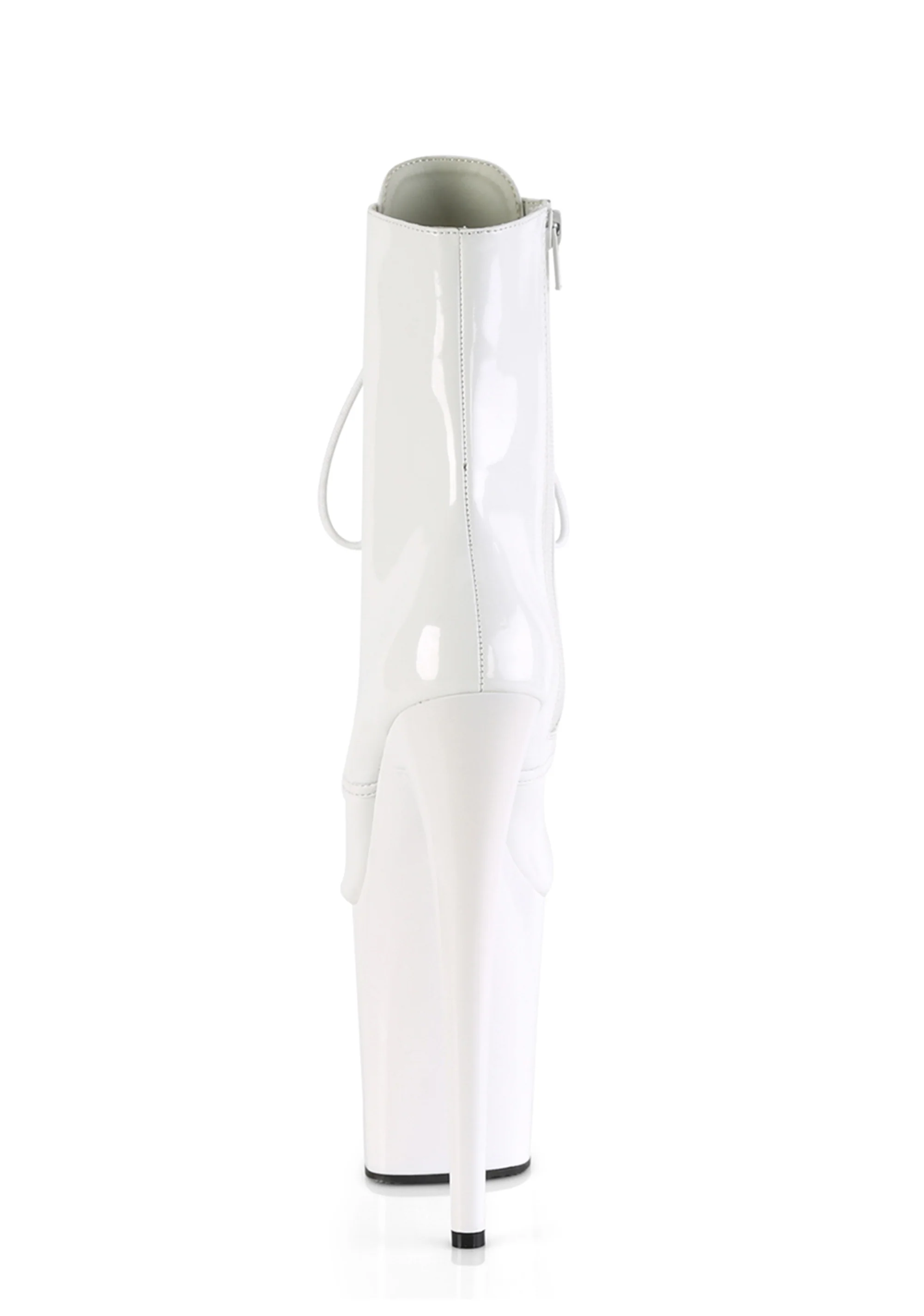 Flamingo-1020 Platform Ankle Boots-White - Image 4