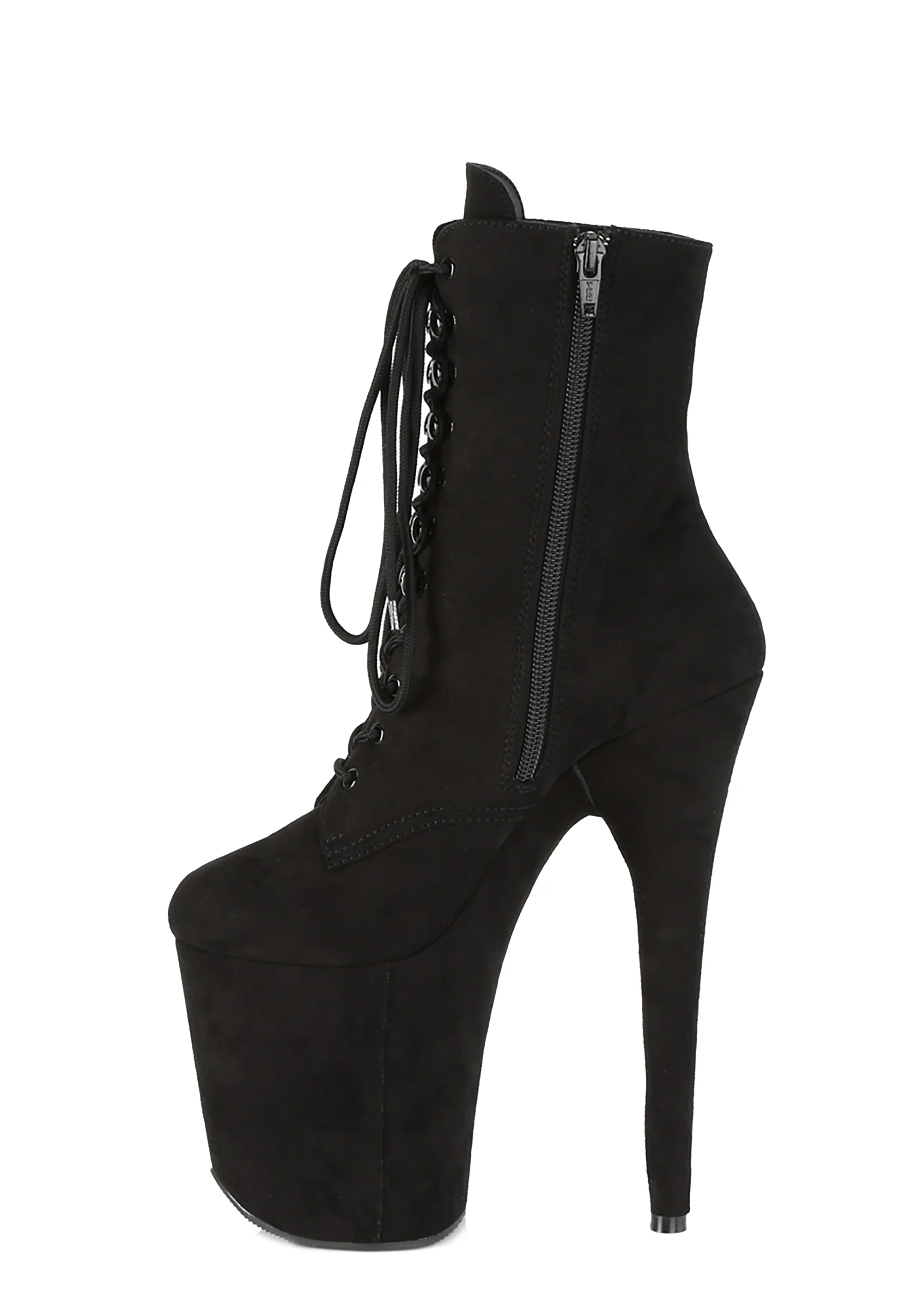 Flamingo-1020FS Platform Ankle Boots-Black - Image 3