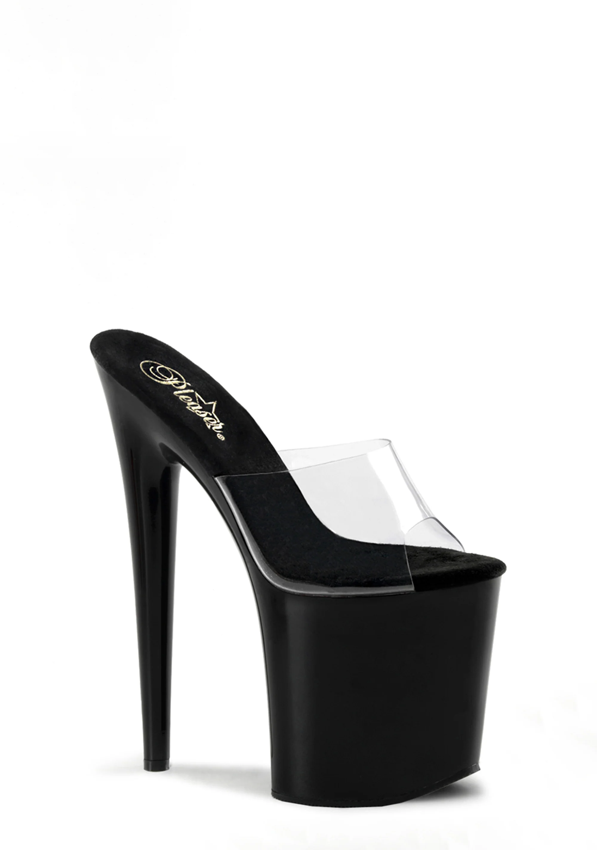 Flamingo-801 Platform Slides-Clear-Black - Image 5