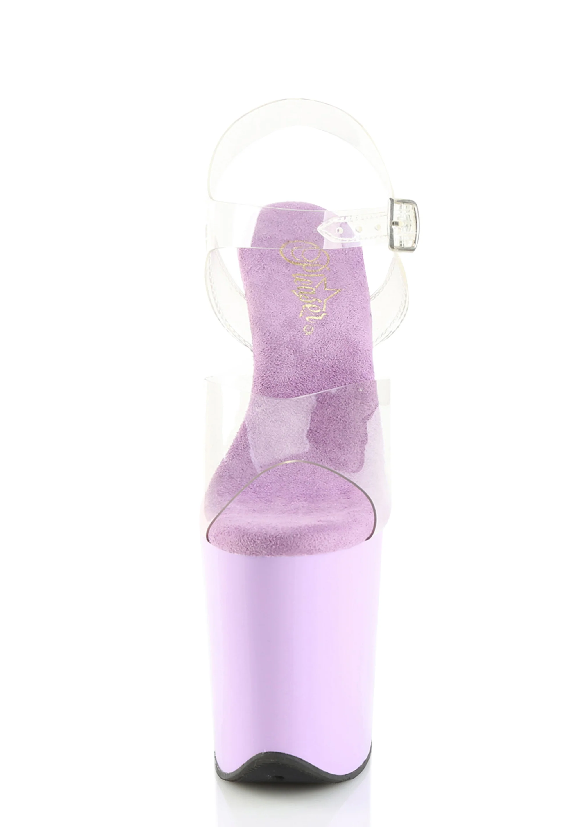 Flamingo-808 Platform Ankle Strap Sandals-Lavender - Image 3