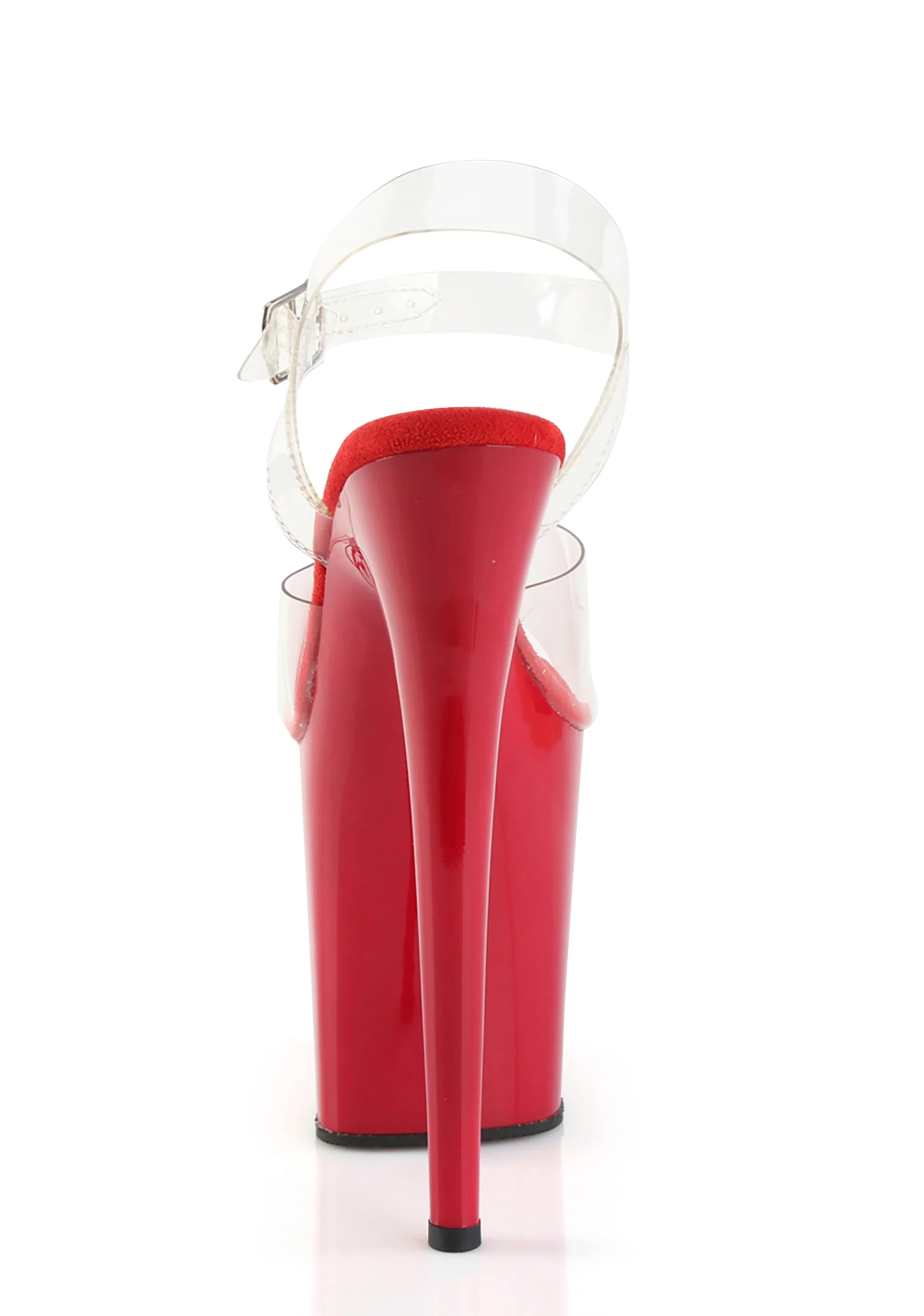 Flamingo-808 Platform Ankle Strap Sandals-Red - Image 4