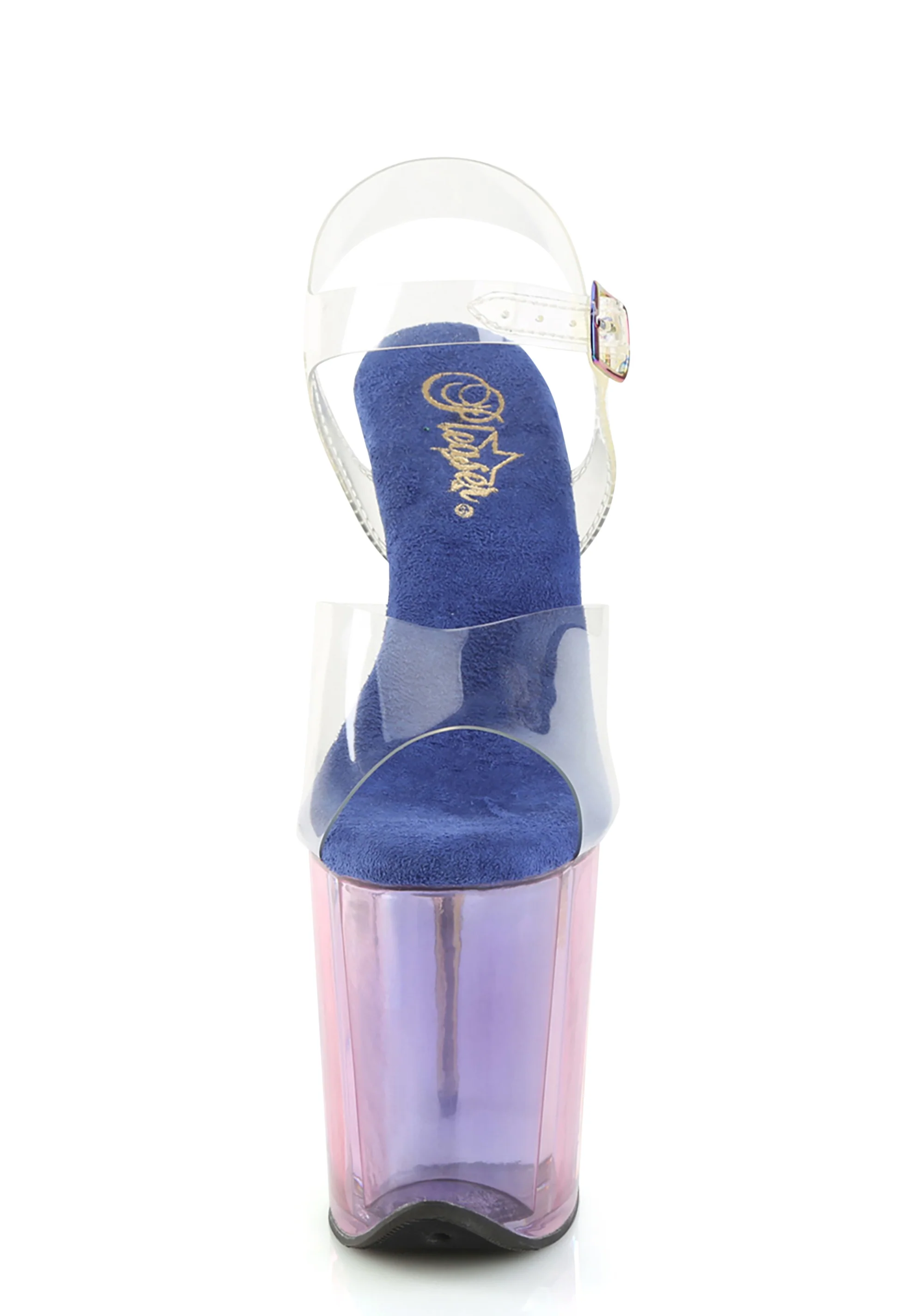 Flamingo-808 Platform Ankle Strap Sandals - Holographic - Image 3