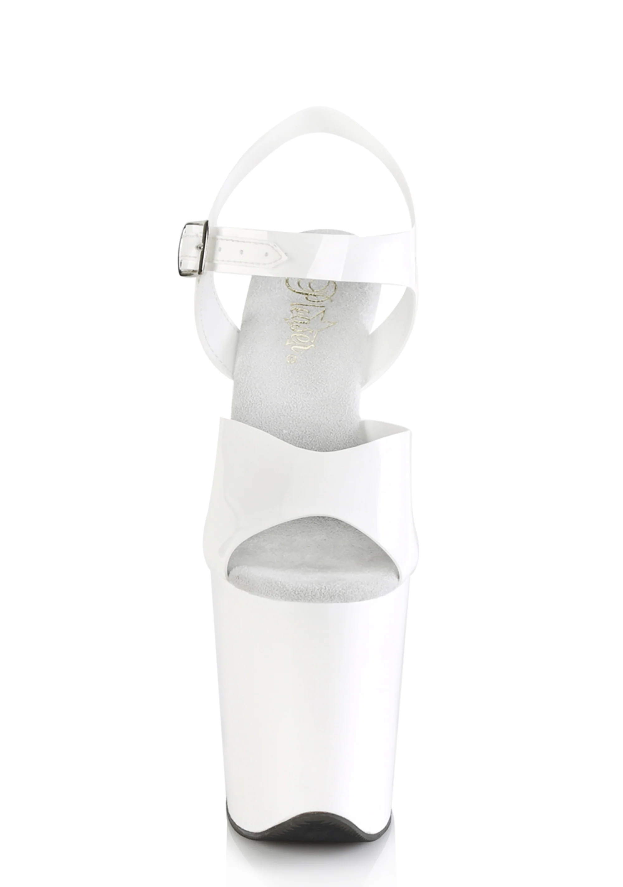Flamingo-808 Platform Ankle Straps Sandals-White - Image 3