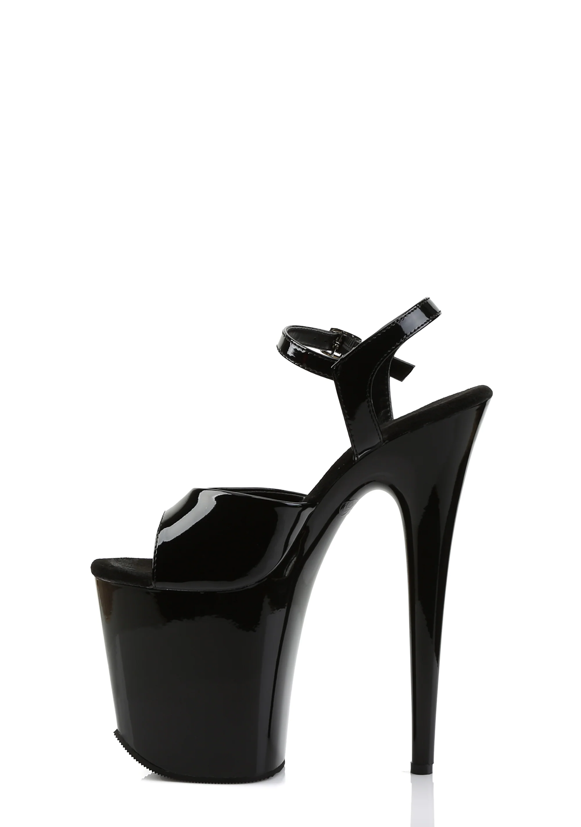 Flamingo-809 Platform Ankle Strap Sandals-Black - Image 3