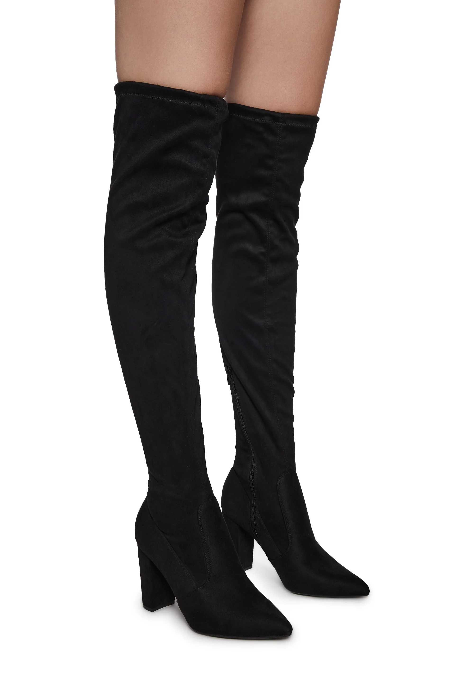 Flashy Guarantee Faux Suede Boots - Image 3