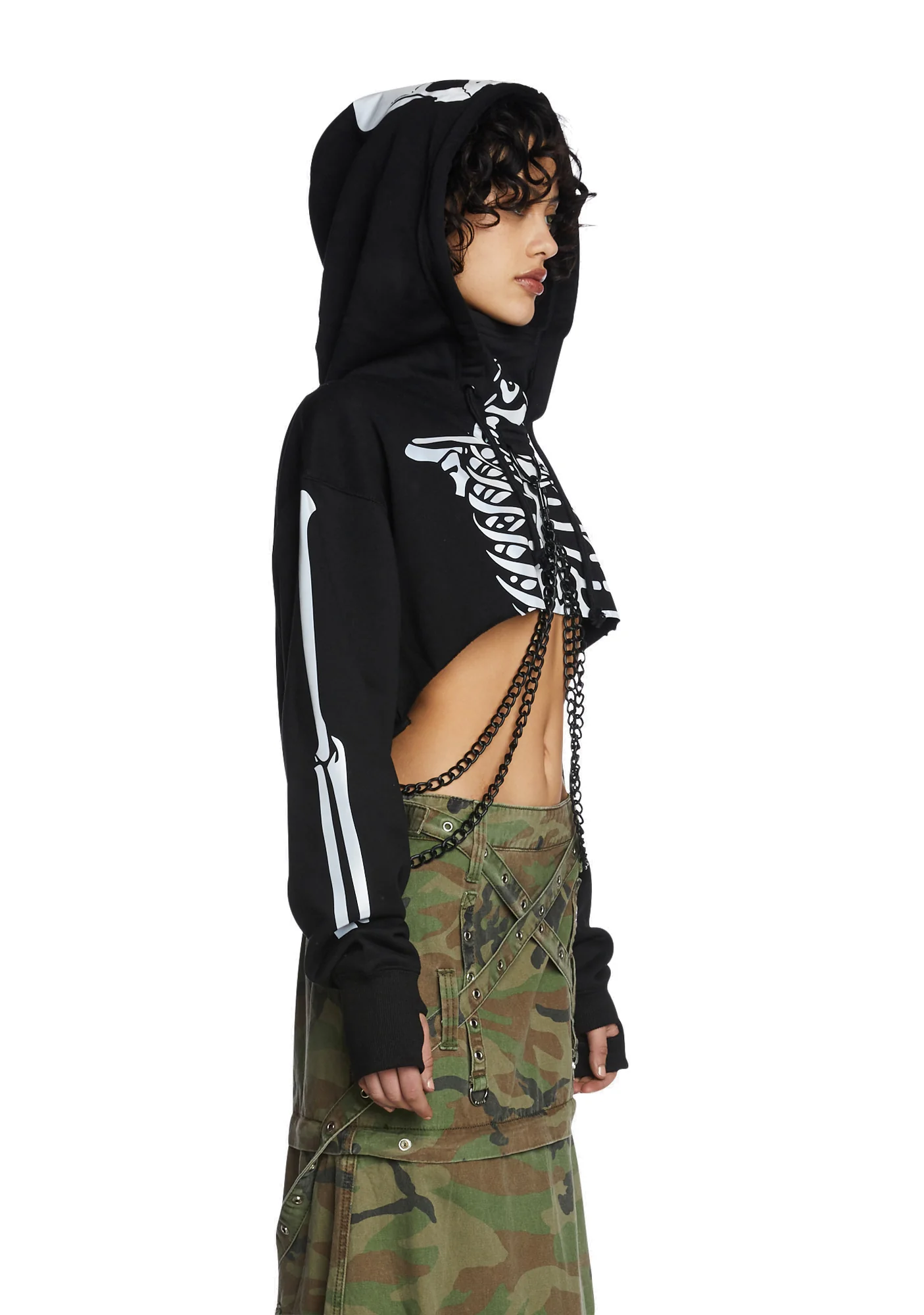 Flesh N' Bones Reflective Hoodie - Image 3