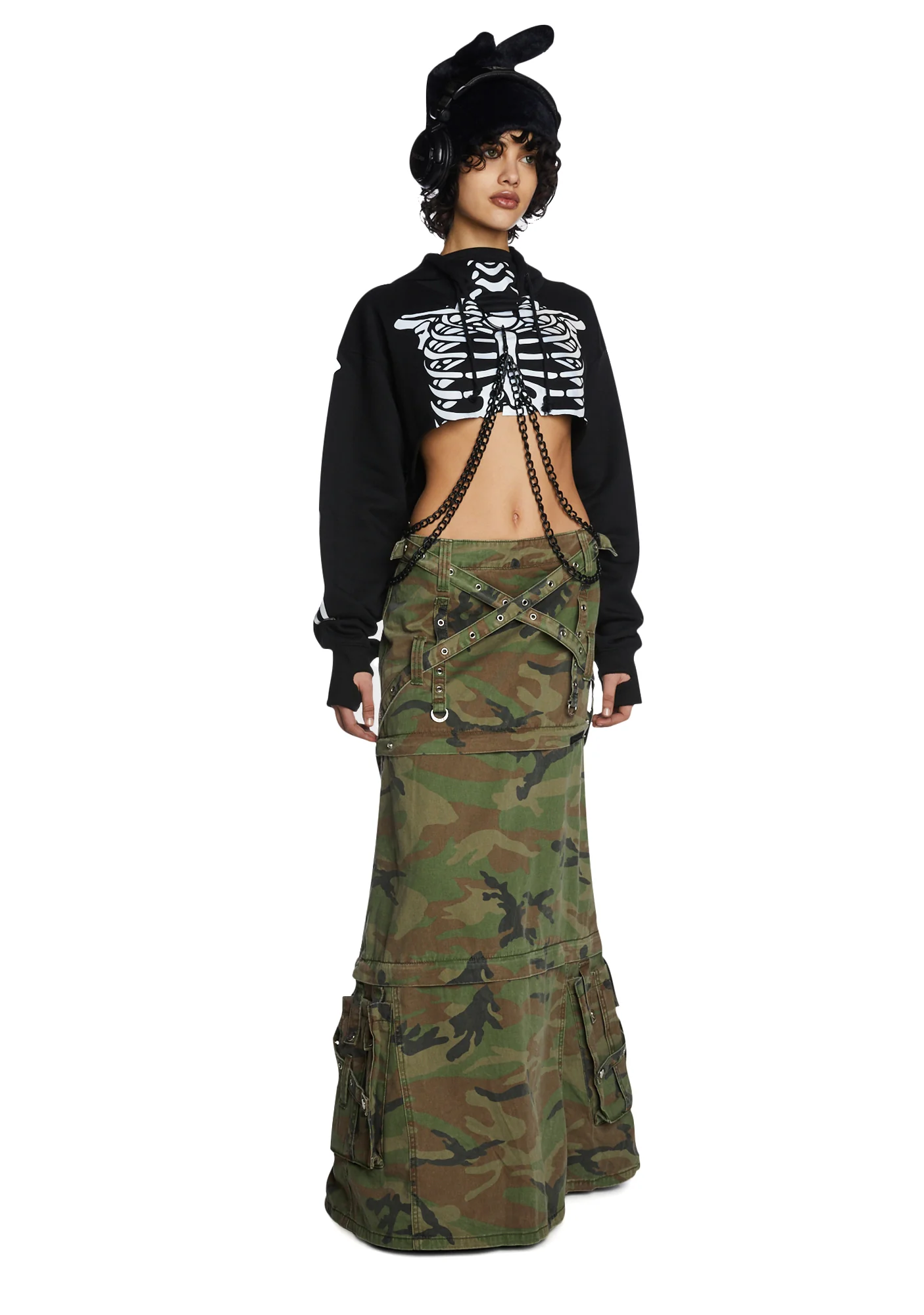 Flesh N' Bones Reflective Hoodie - Image 5