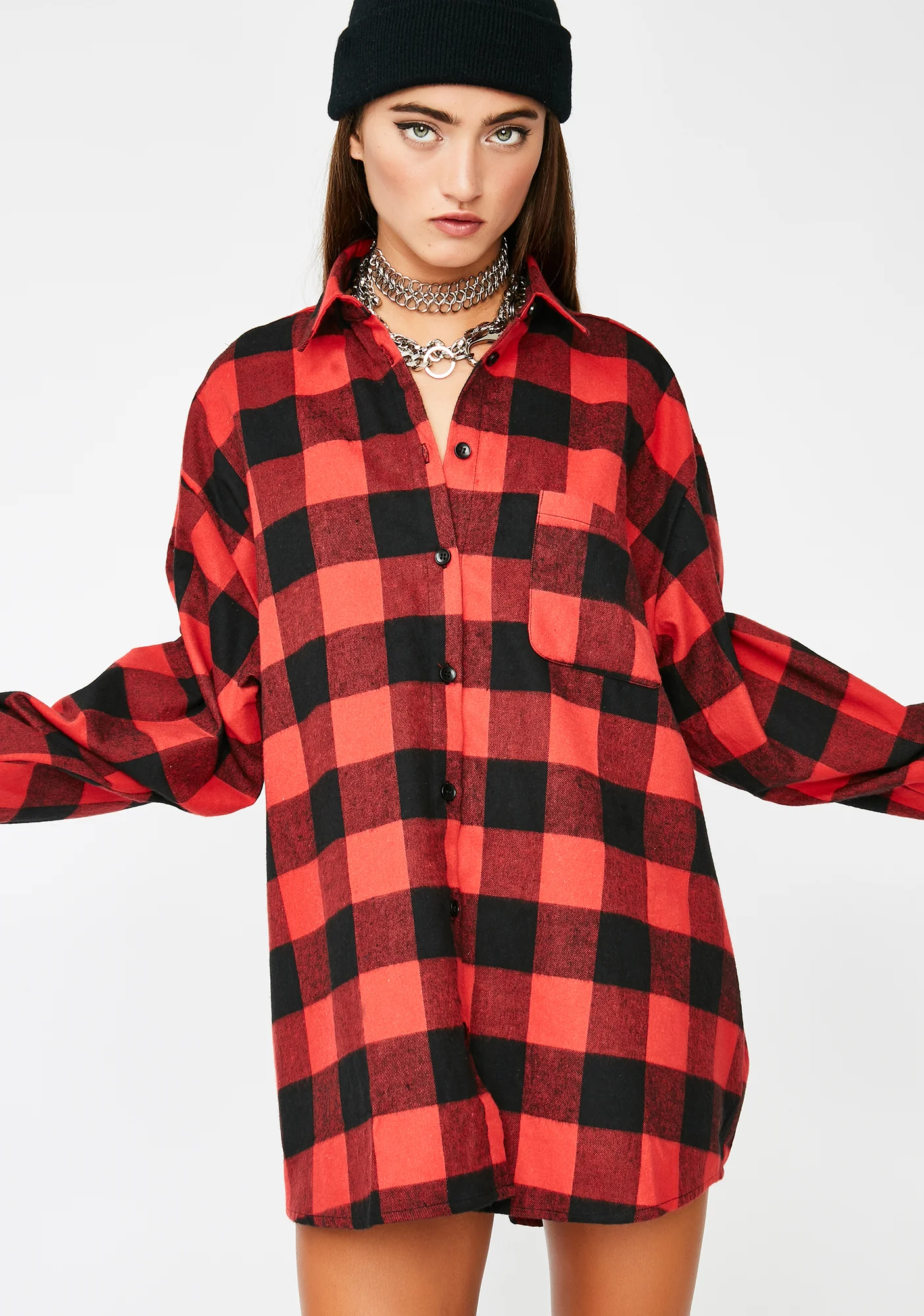 Flexin Hard Flannel Top - Image 2