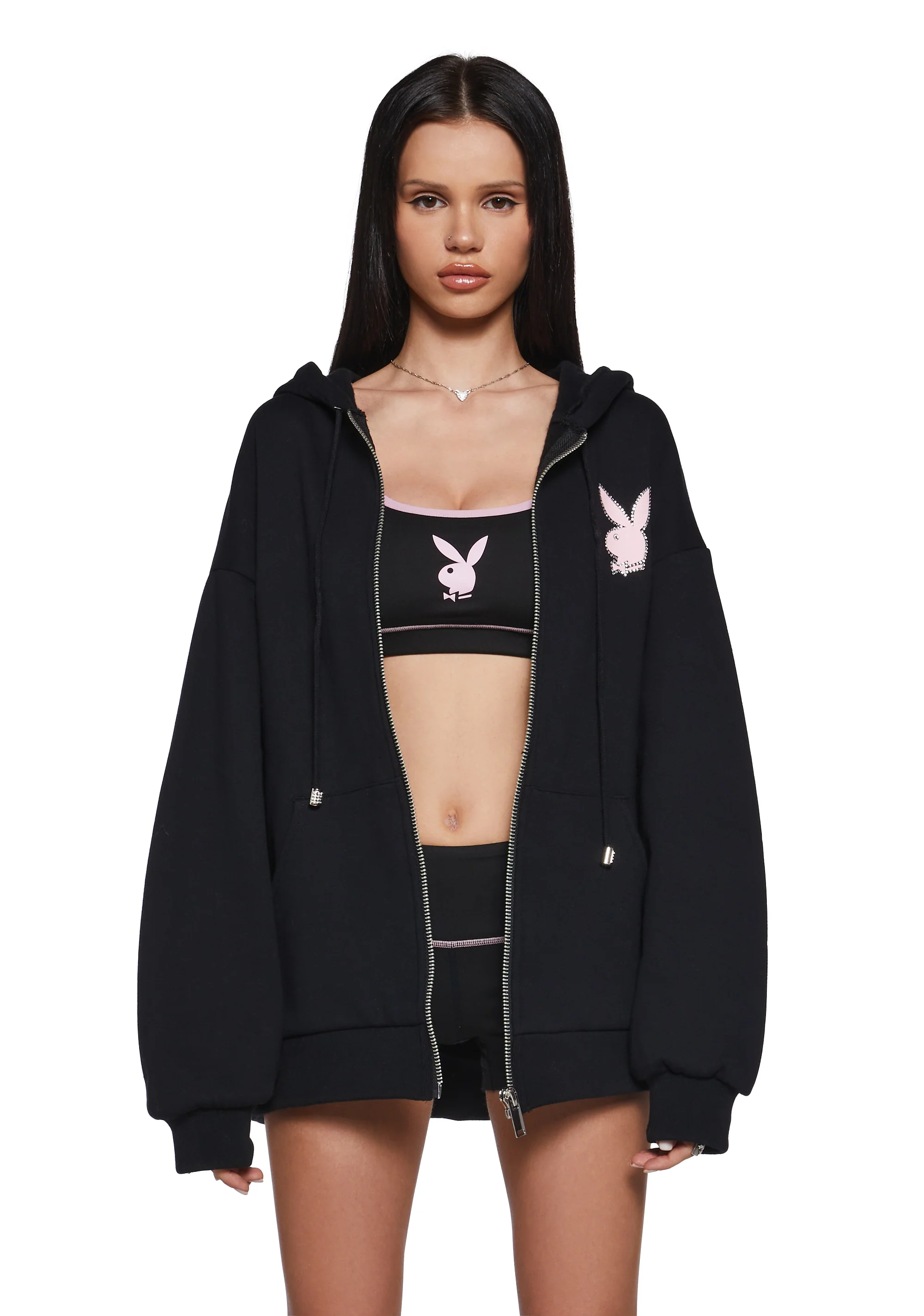 Flirt More Zip-Up Hoodie - Image 8
