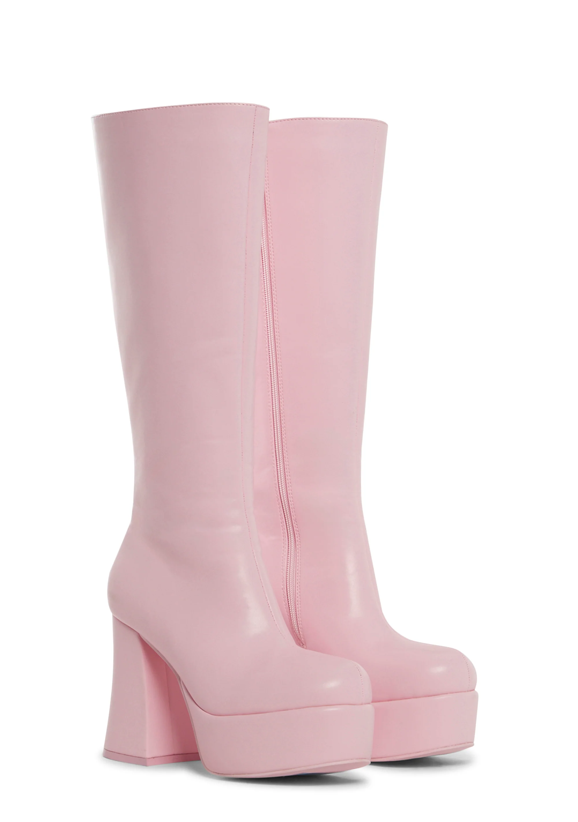 Flirty Flair Go Go Boots - Pink - Image 3
