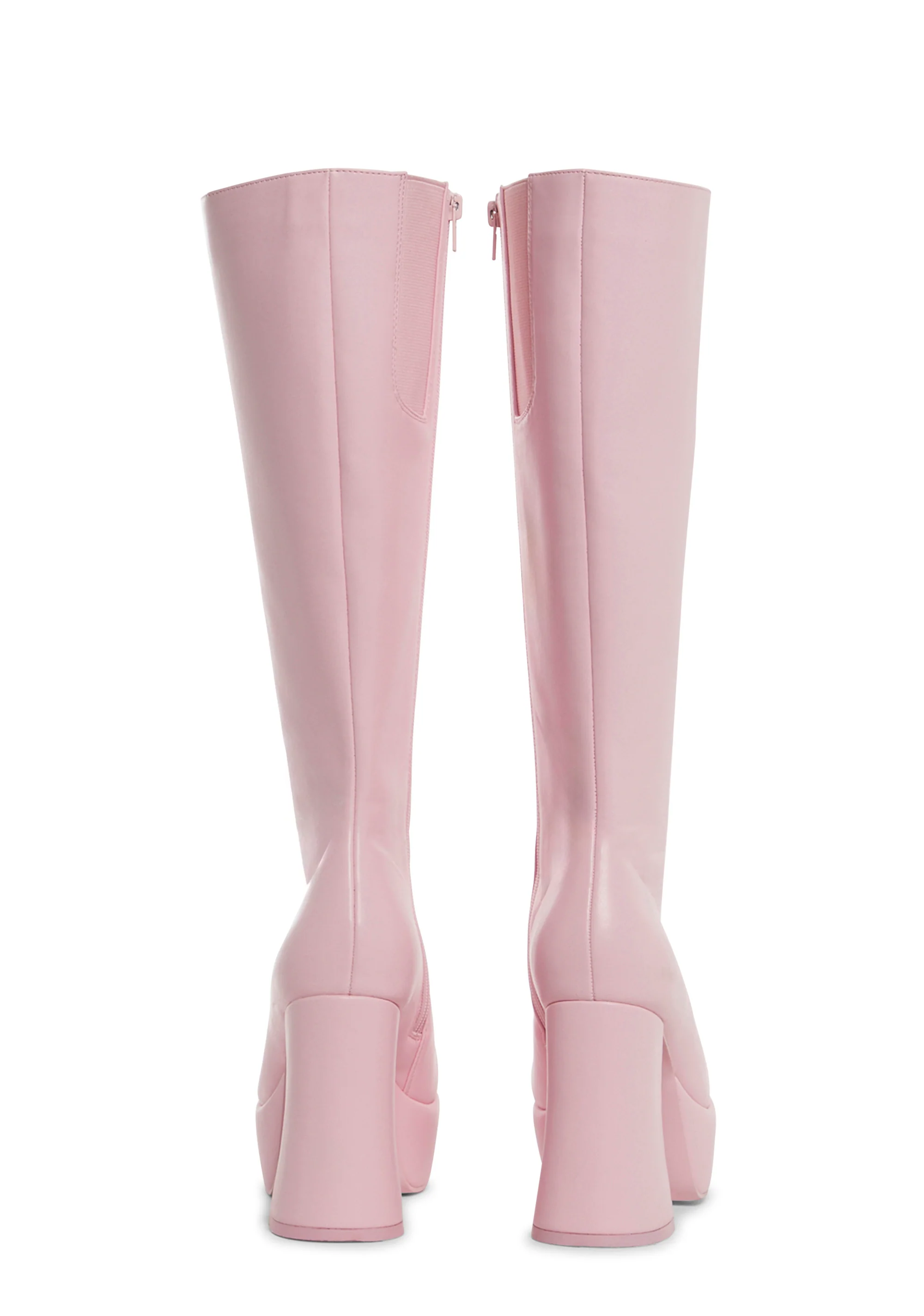 Flirty Flair Go Go Boots - Pink - Image 4