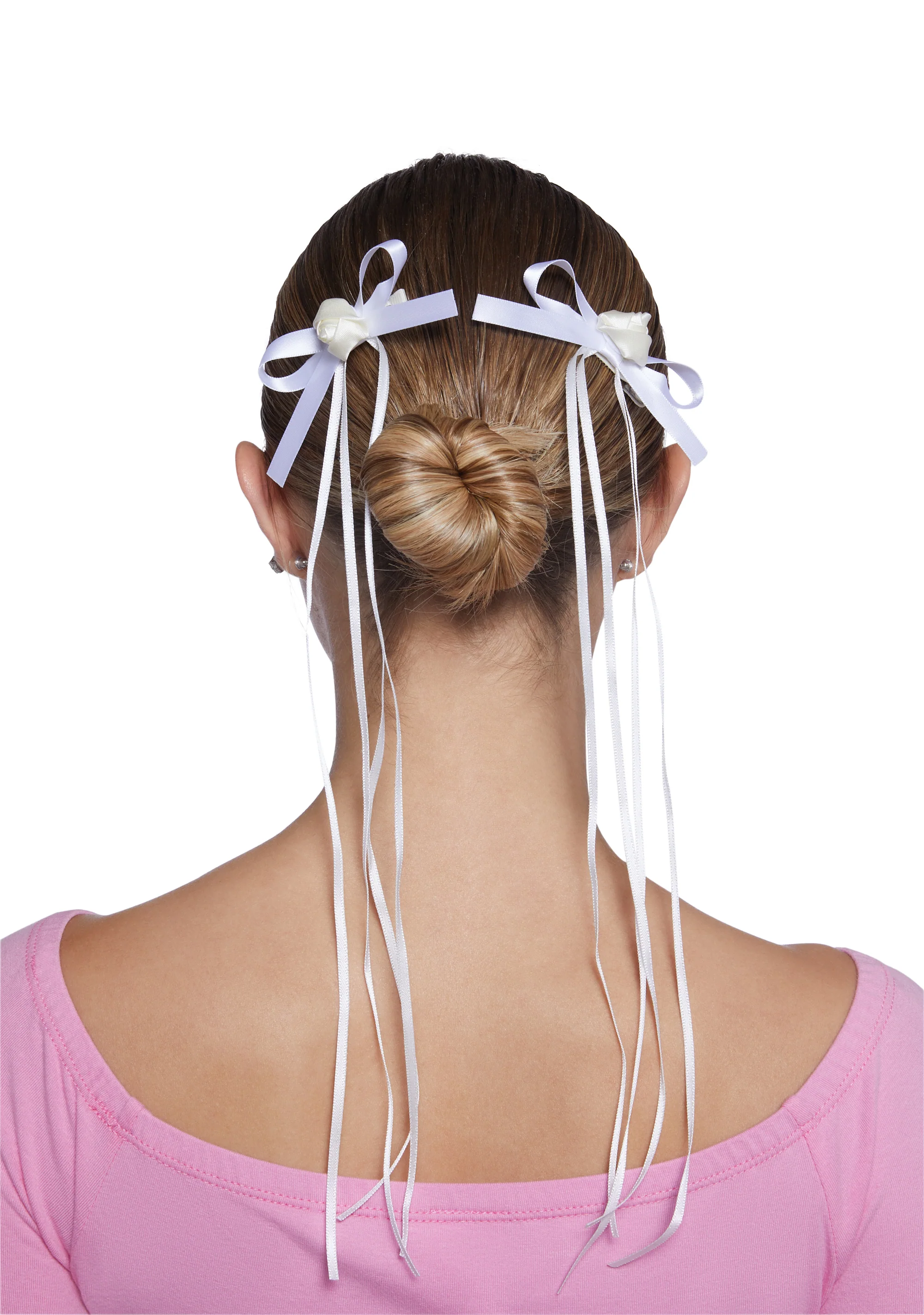 Flirty Touch Bow Hair Clips - Image 3