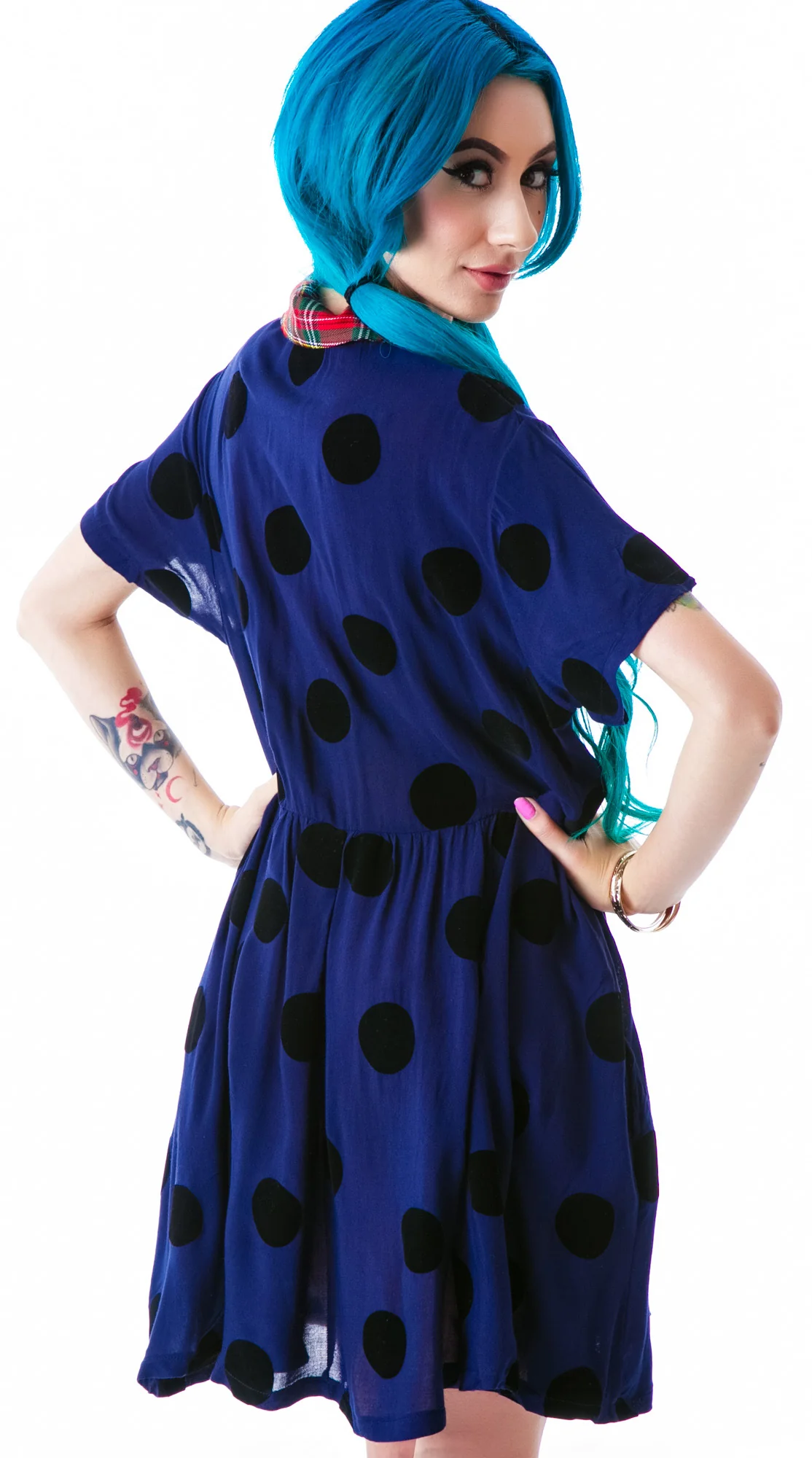 Floka Dot Dress - Image 3