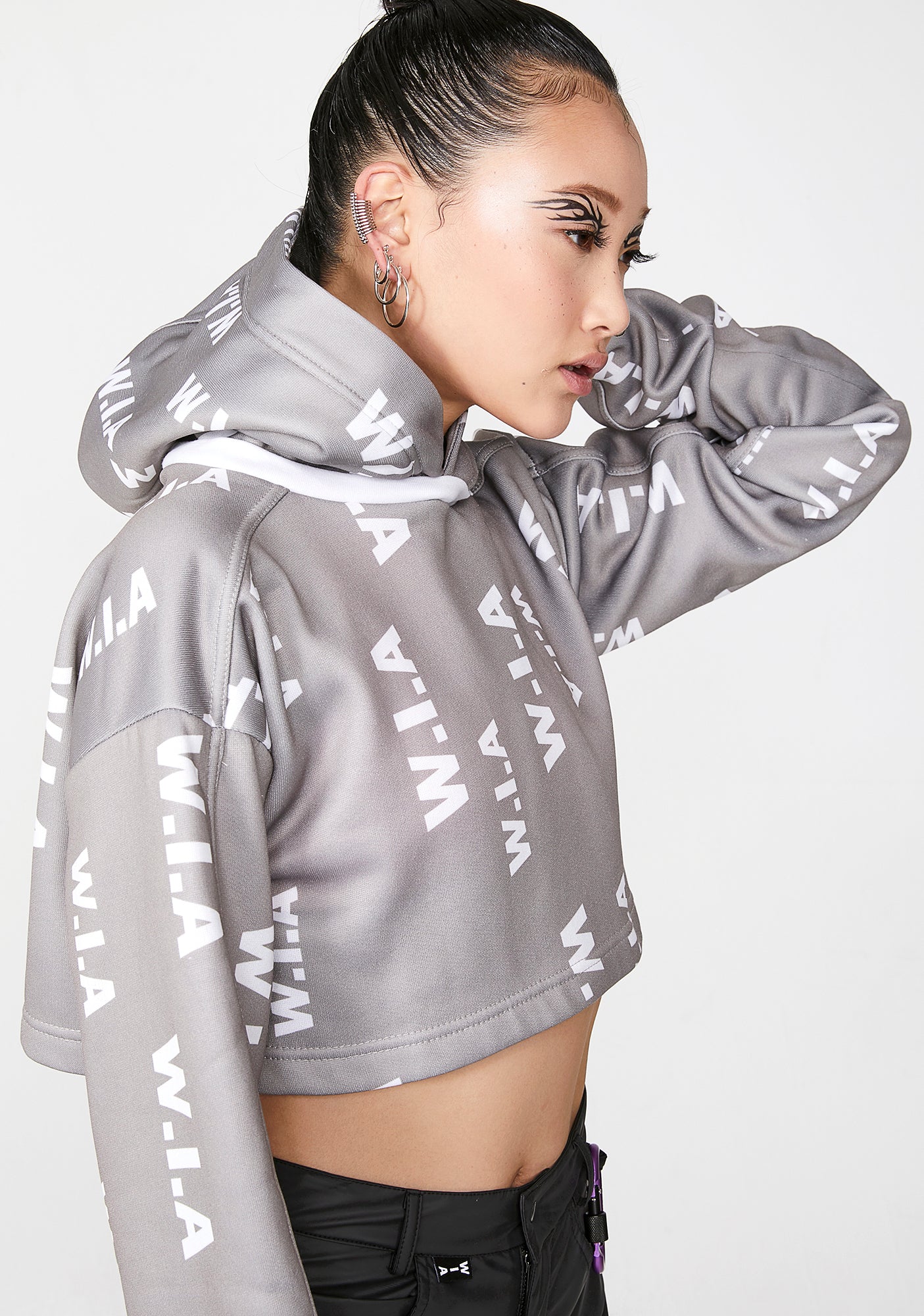 Flood Crop Hoodie - Image 2