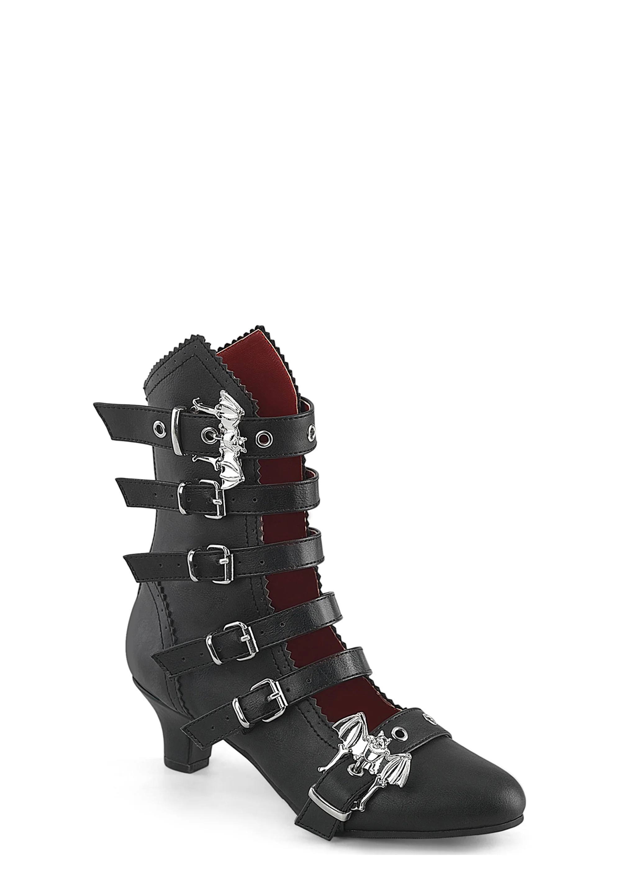 Flora-1035 Platform Mary Jane Pumps-Black - Image 5