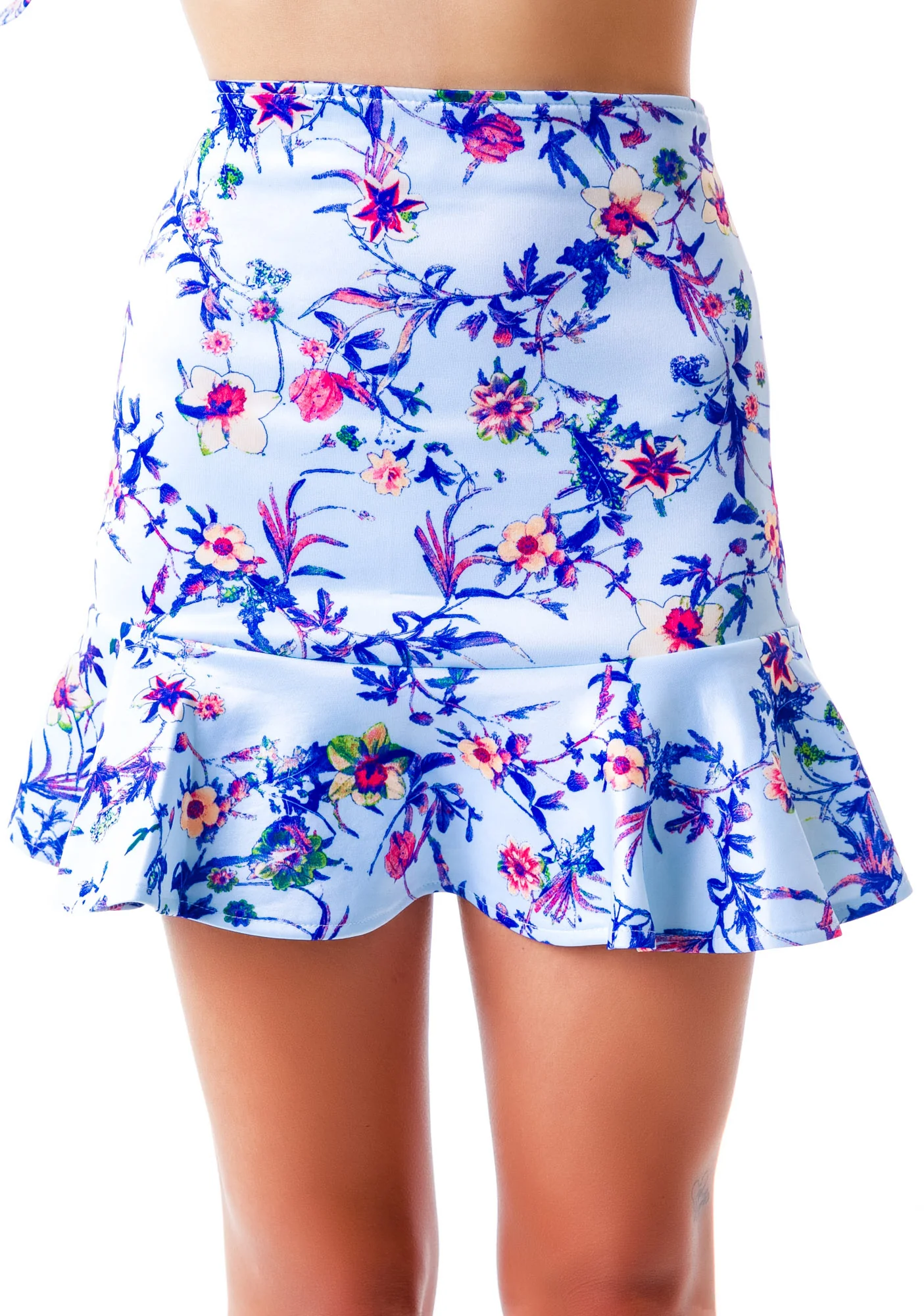 Flora Peplum Talk Skirt - Image 6