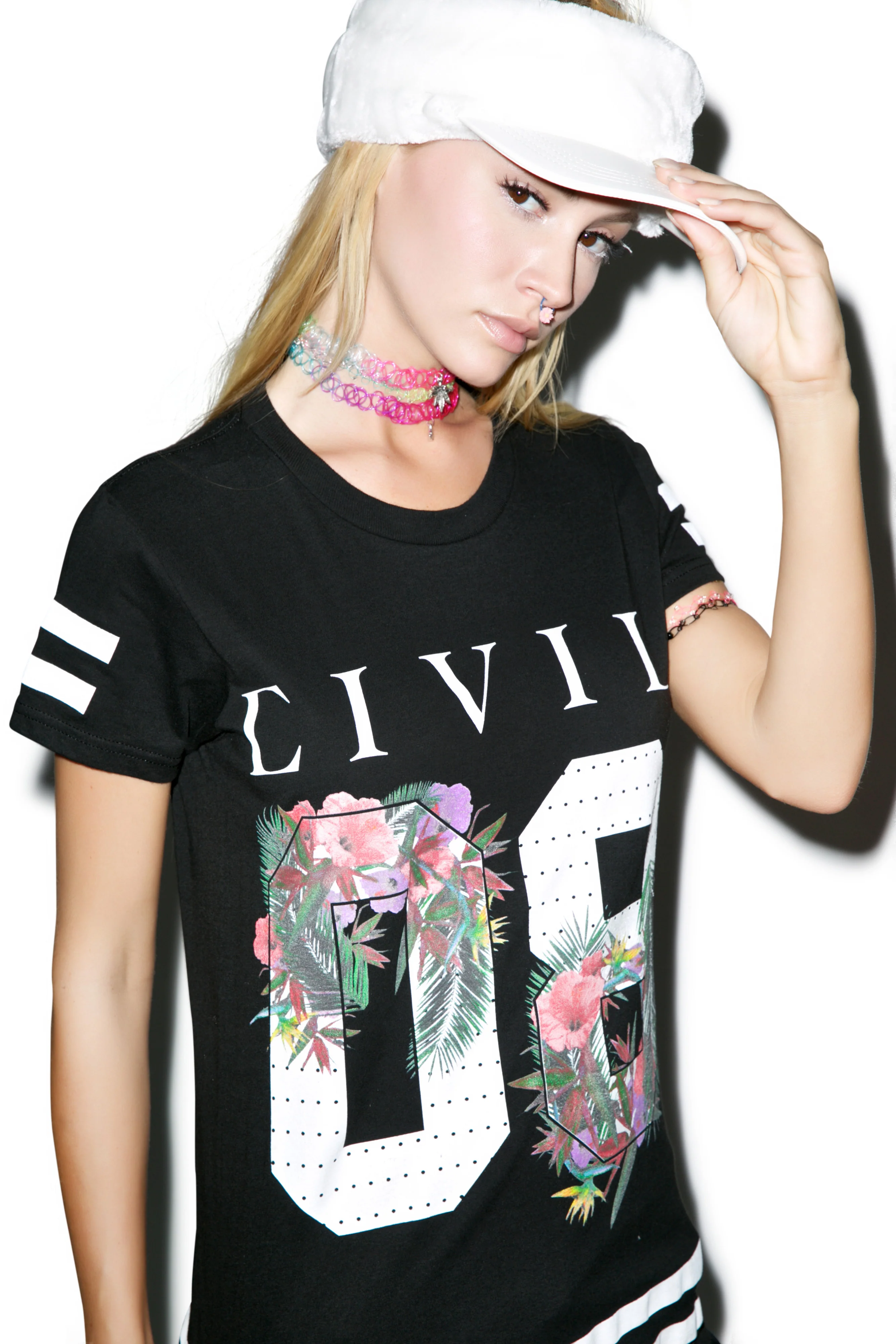 Floral 08 BF Tee - Image 5
