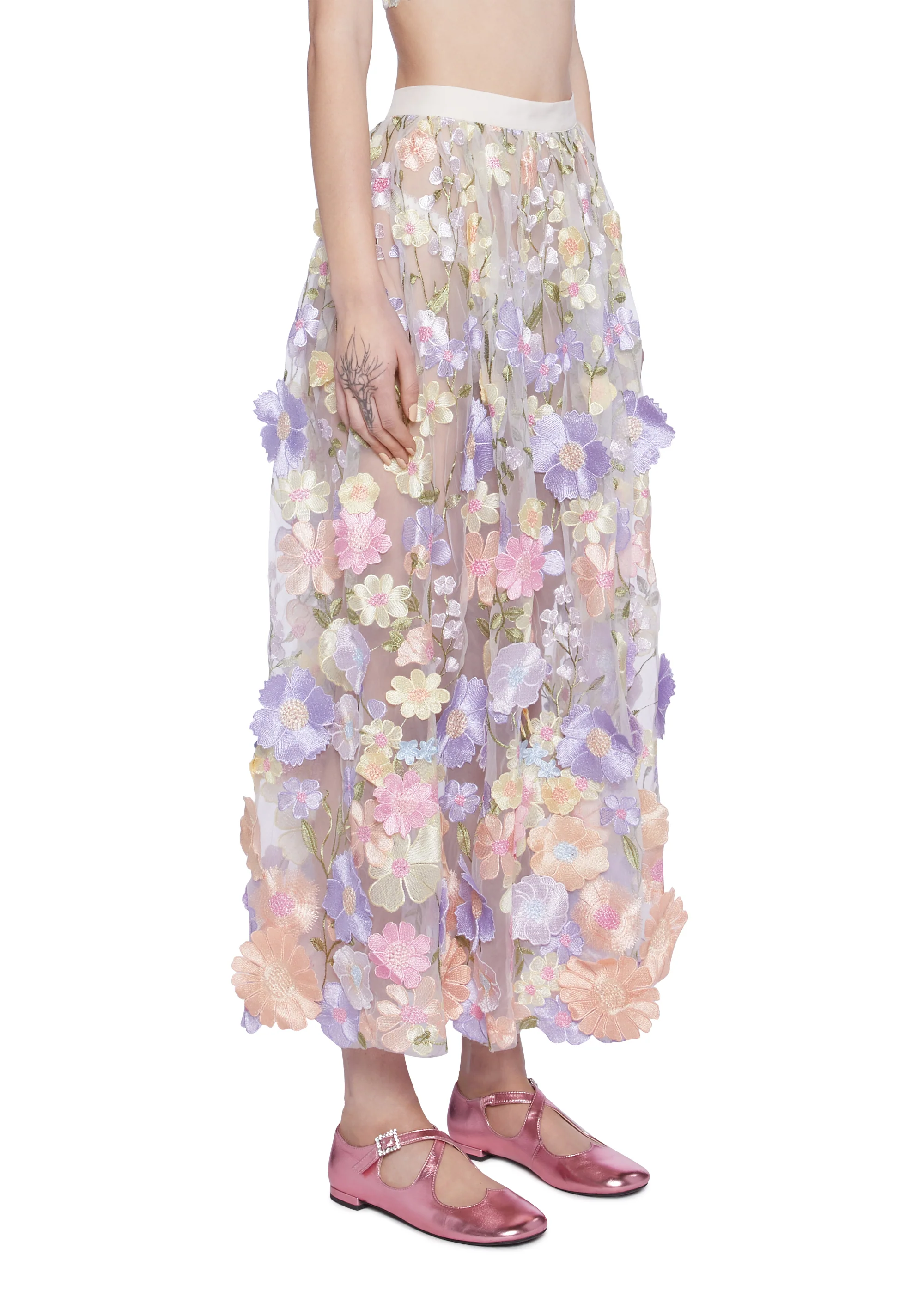 Floral Dreams Maxi Skirt - Image 5