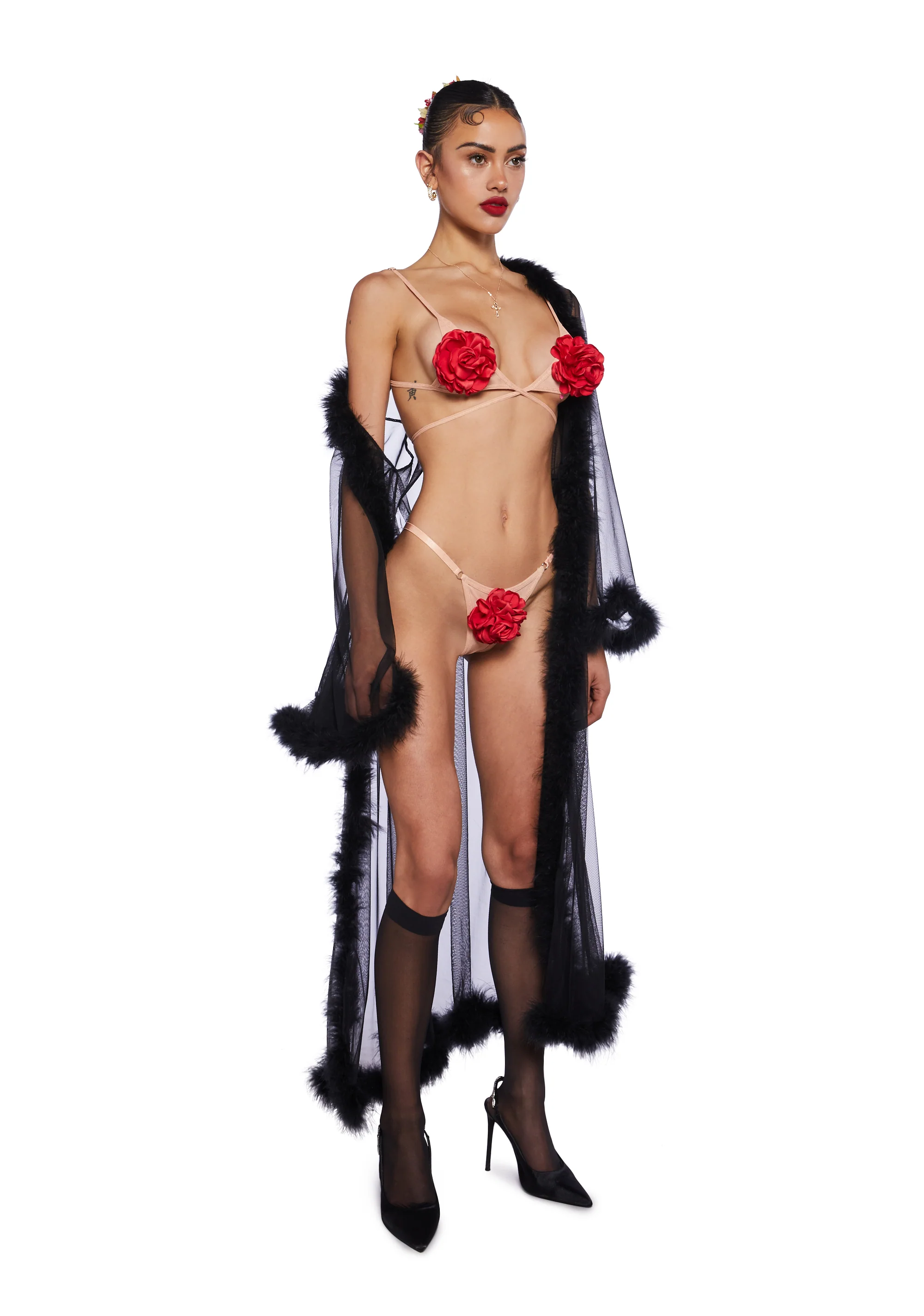 Floral Ecstasies Lingerie Set - Image 2