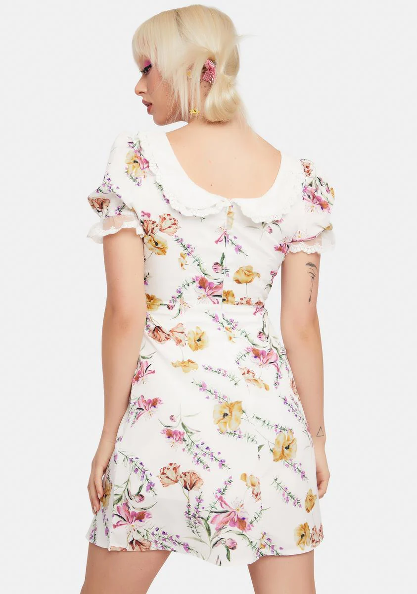 Floral Frantic Mini Dress - Image 4