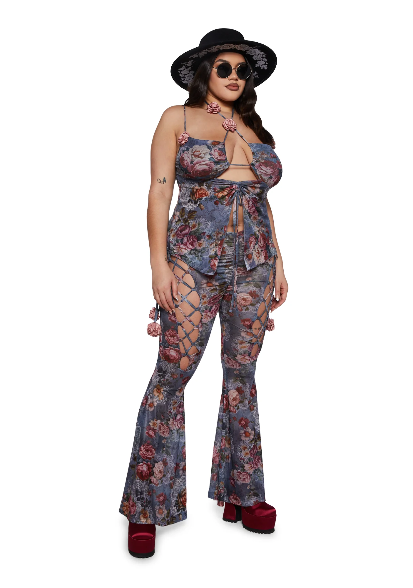Plus Balcony Serenade Flare Pants - Image 2