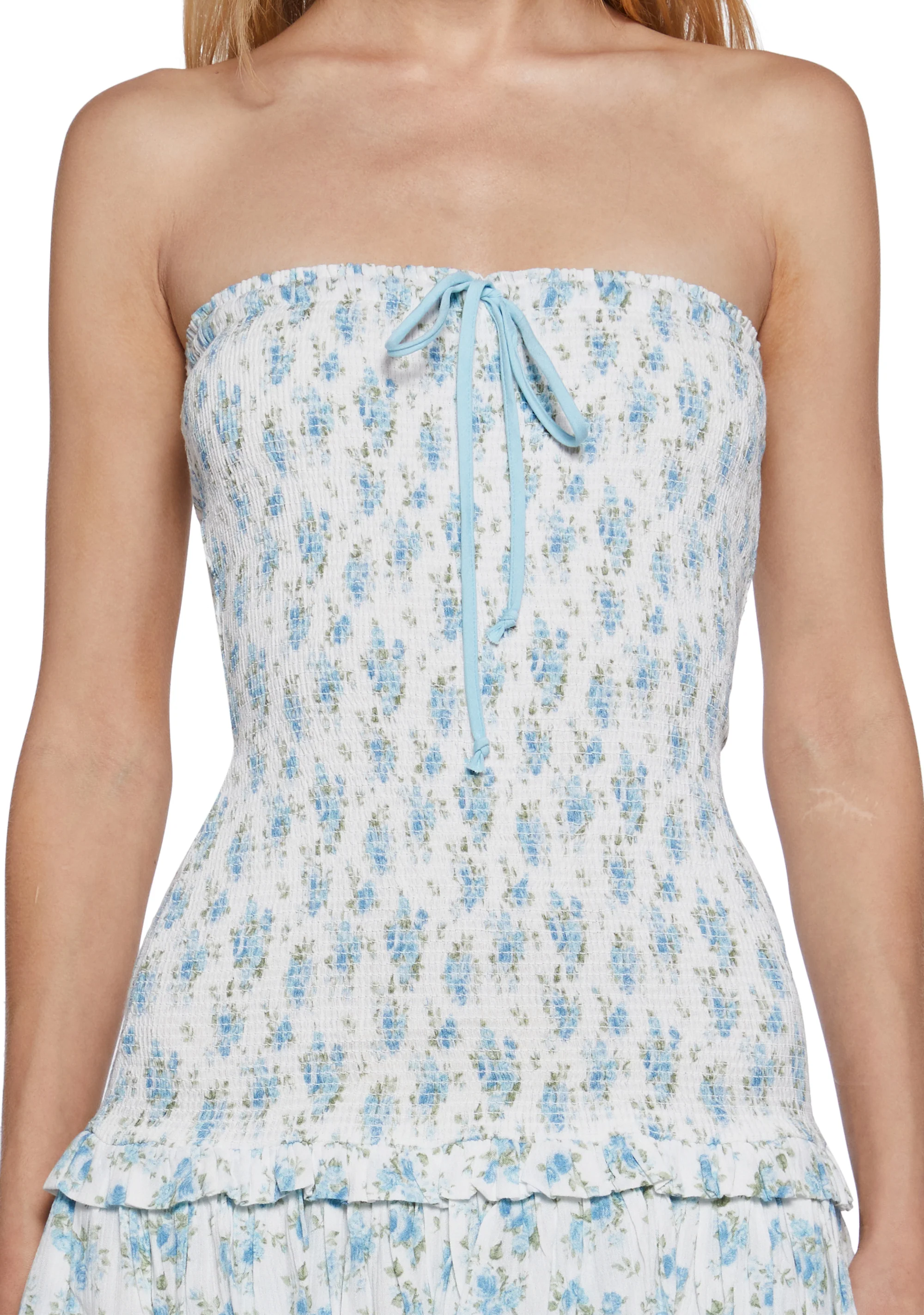 Flower Crush Strapless Dress - Image 5