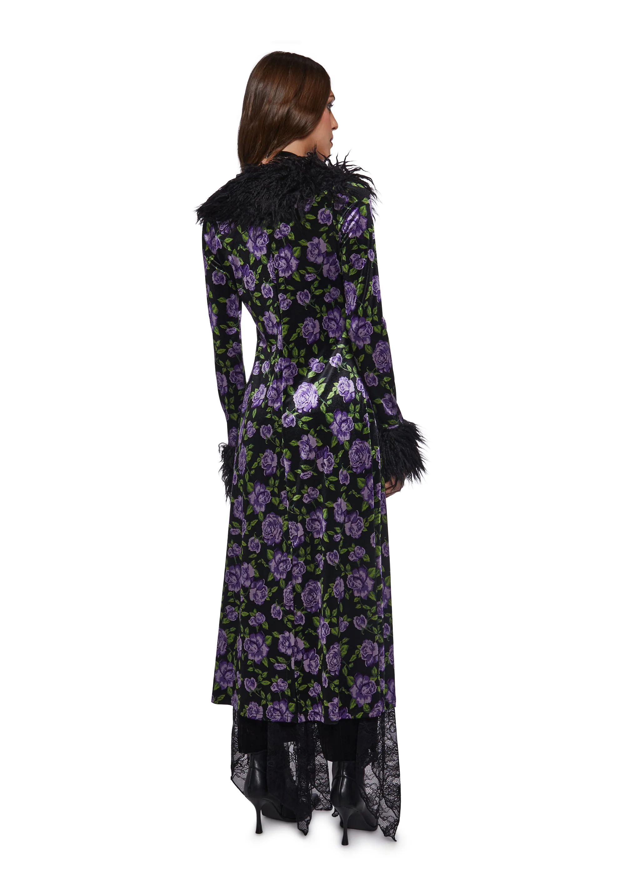 Floral Velvet Duster - Image 4