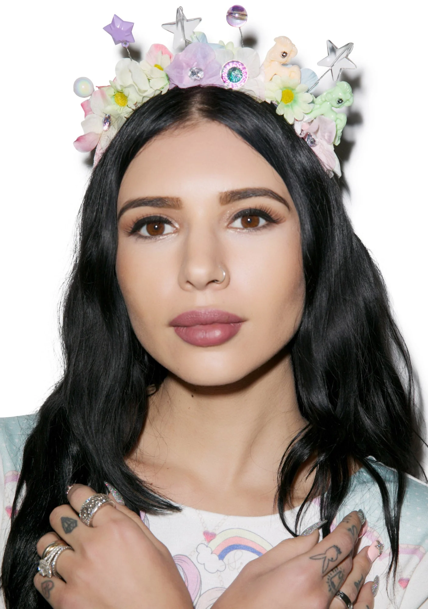 Flower Bomb Headband - Purple - Image 4