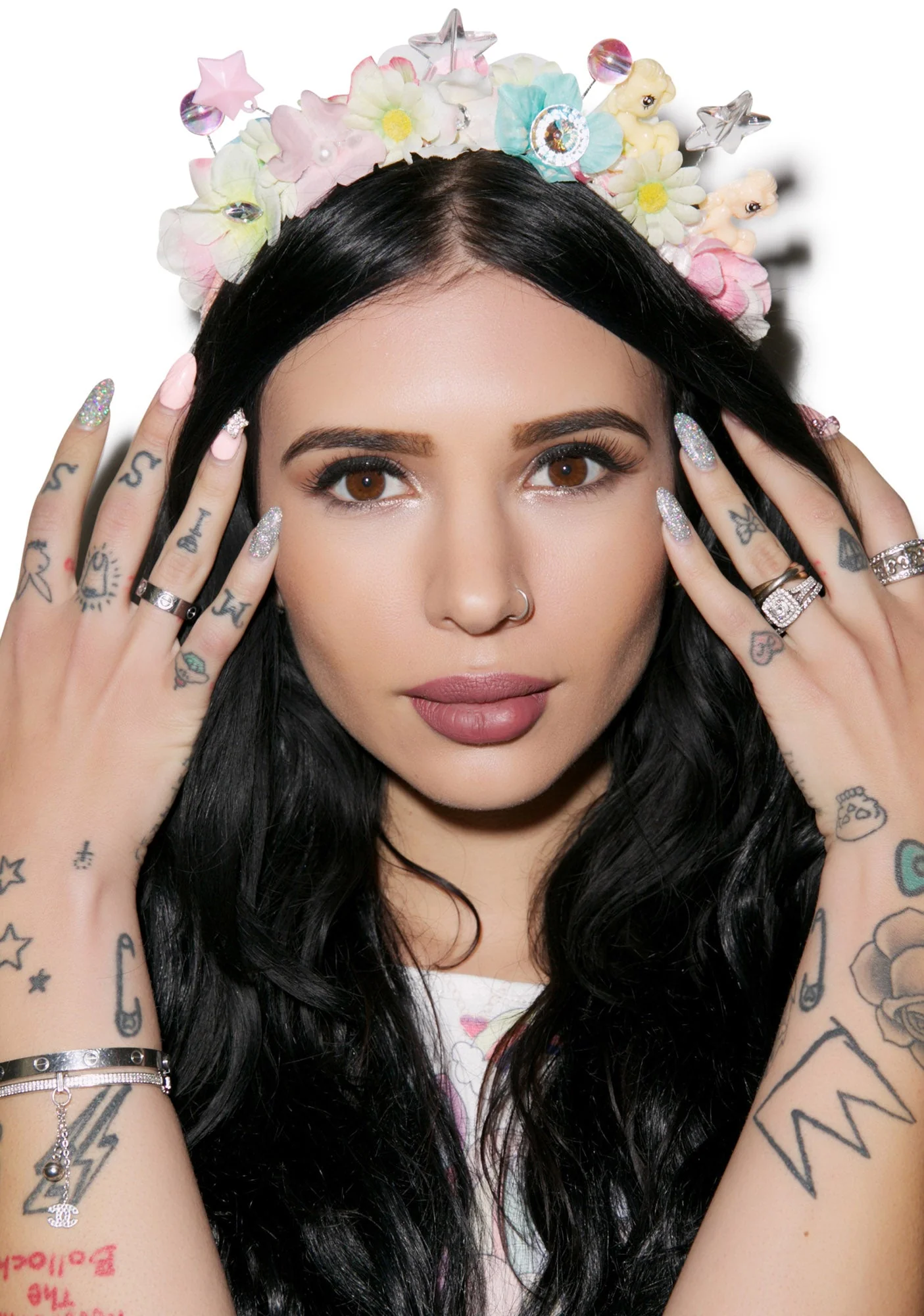 Flower Bomb Headband - Yellow - Image 15
