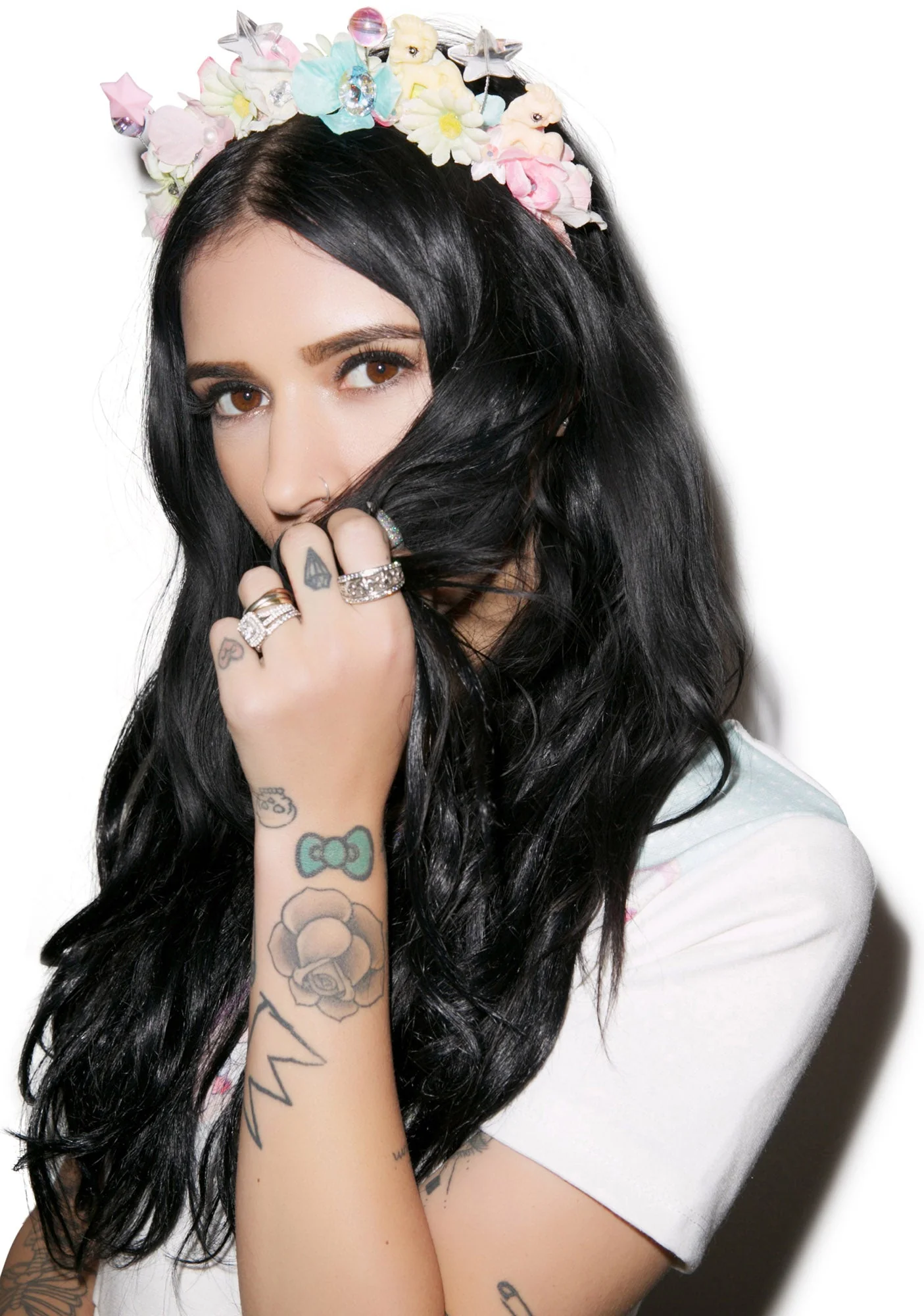 Flower Bomb Headband - Green - Image 14