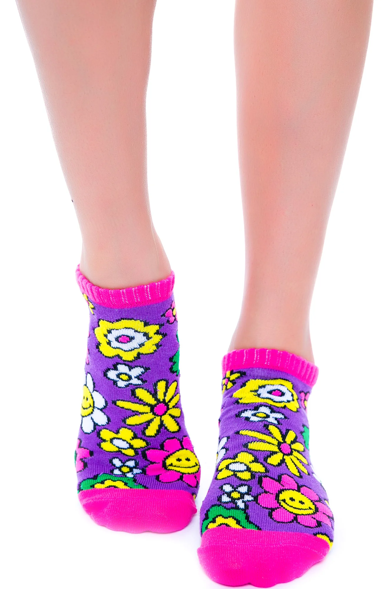 Flower Bomb Smile Sock - Image 5