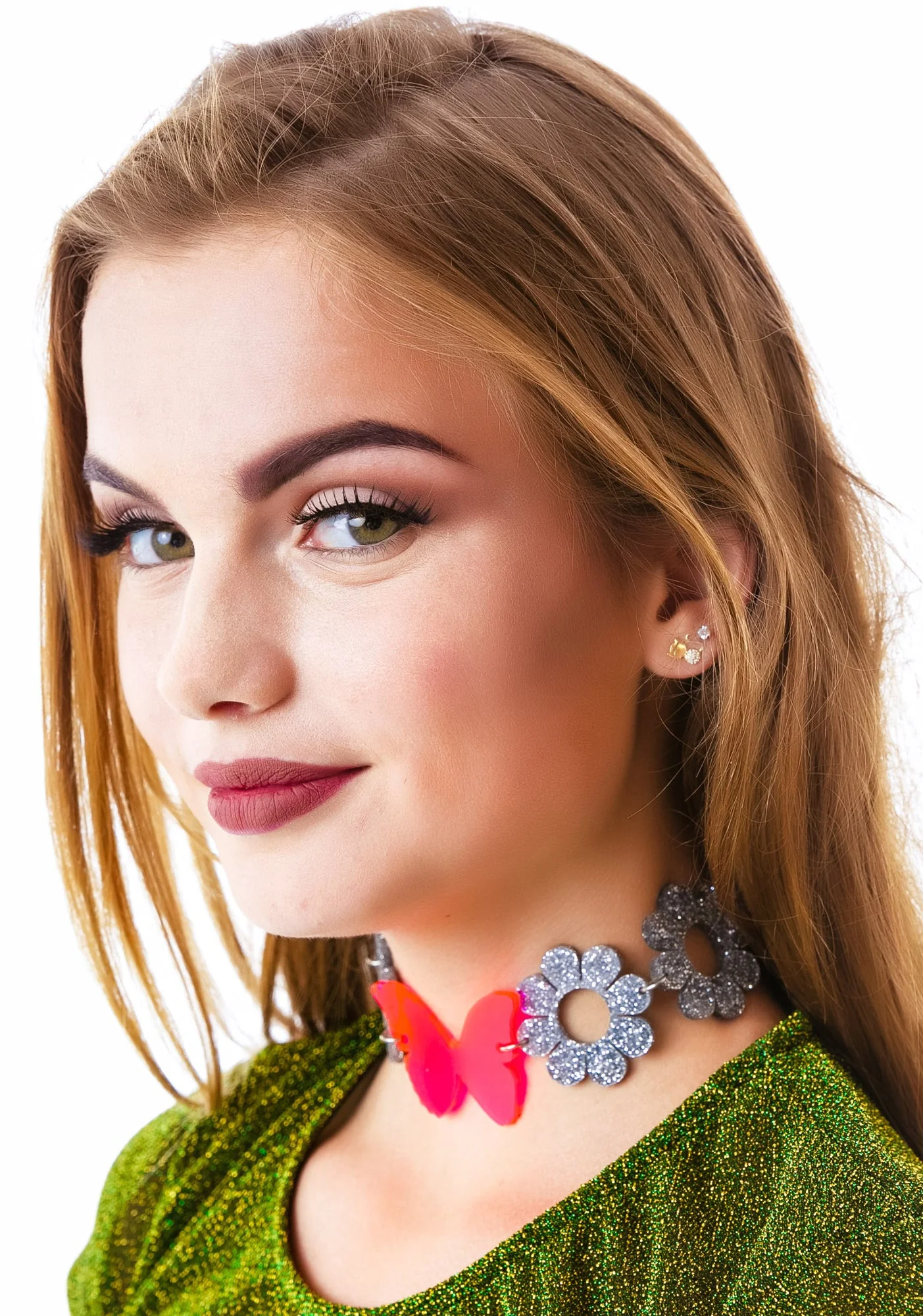 Flower Child Choker - Silver - Image 4
