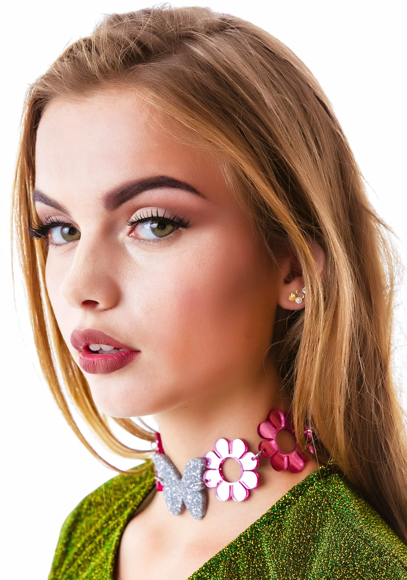 Flower Child Choker - Silver - Image 8