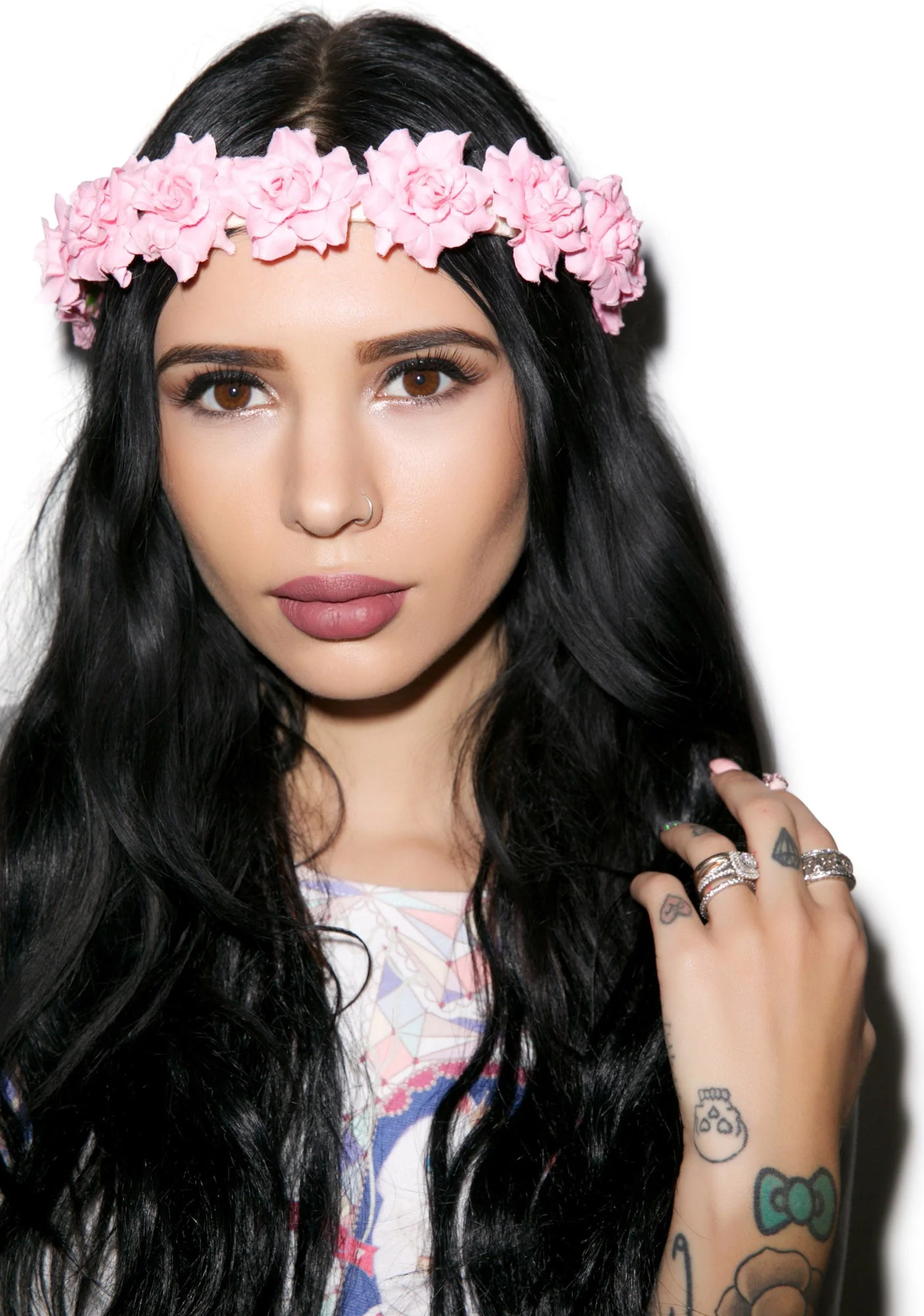 Flower Power Headband - Pink - Image 8