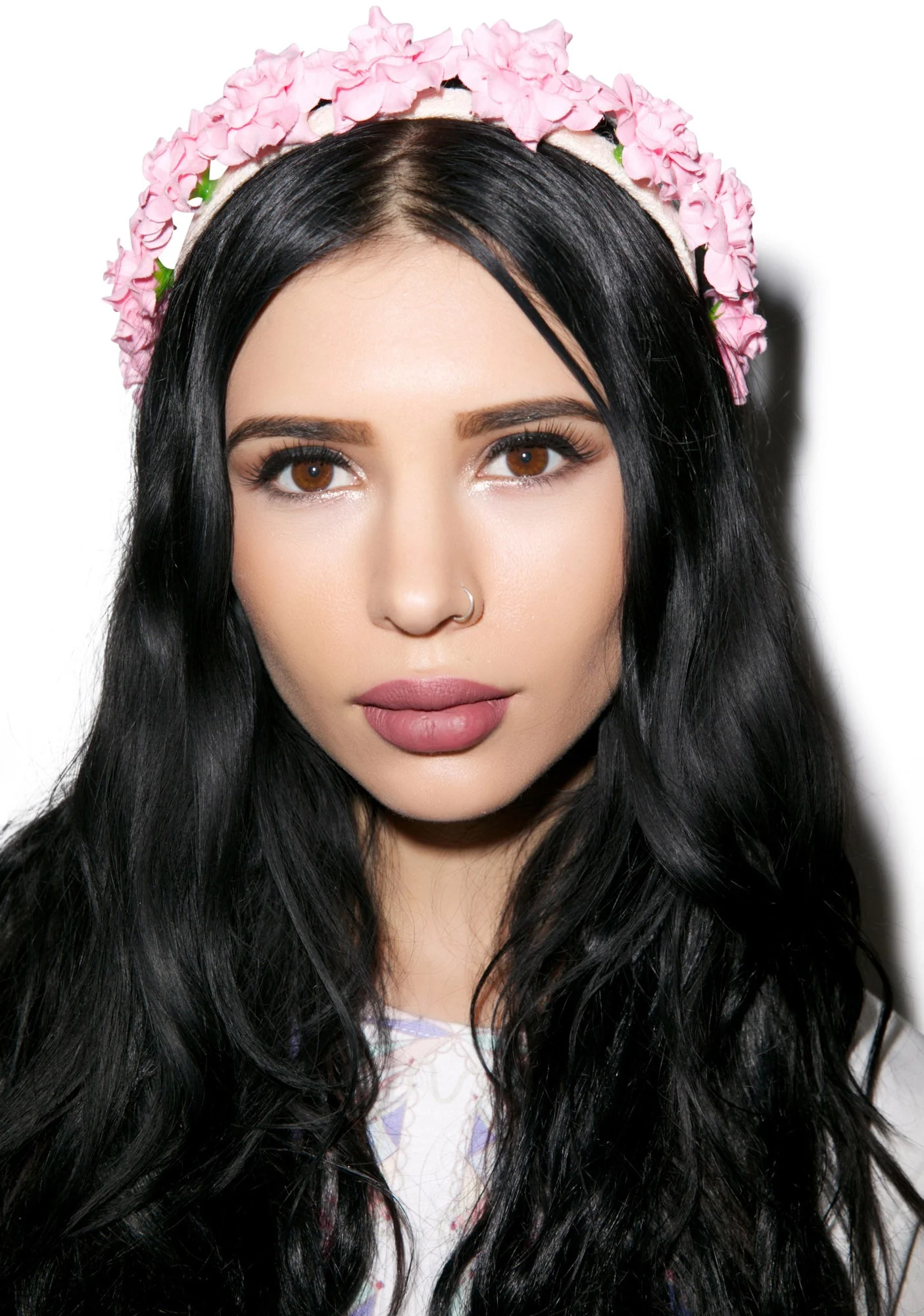 Flower Power Headband - Light Blue - Image 6