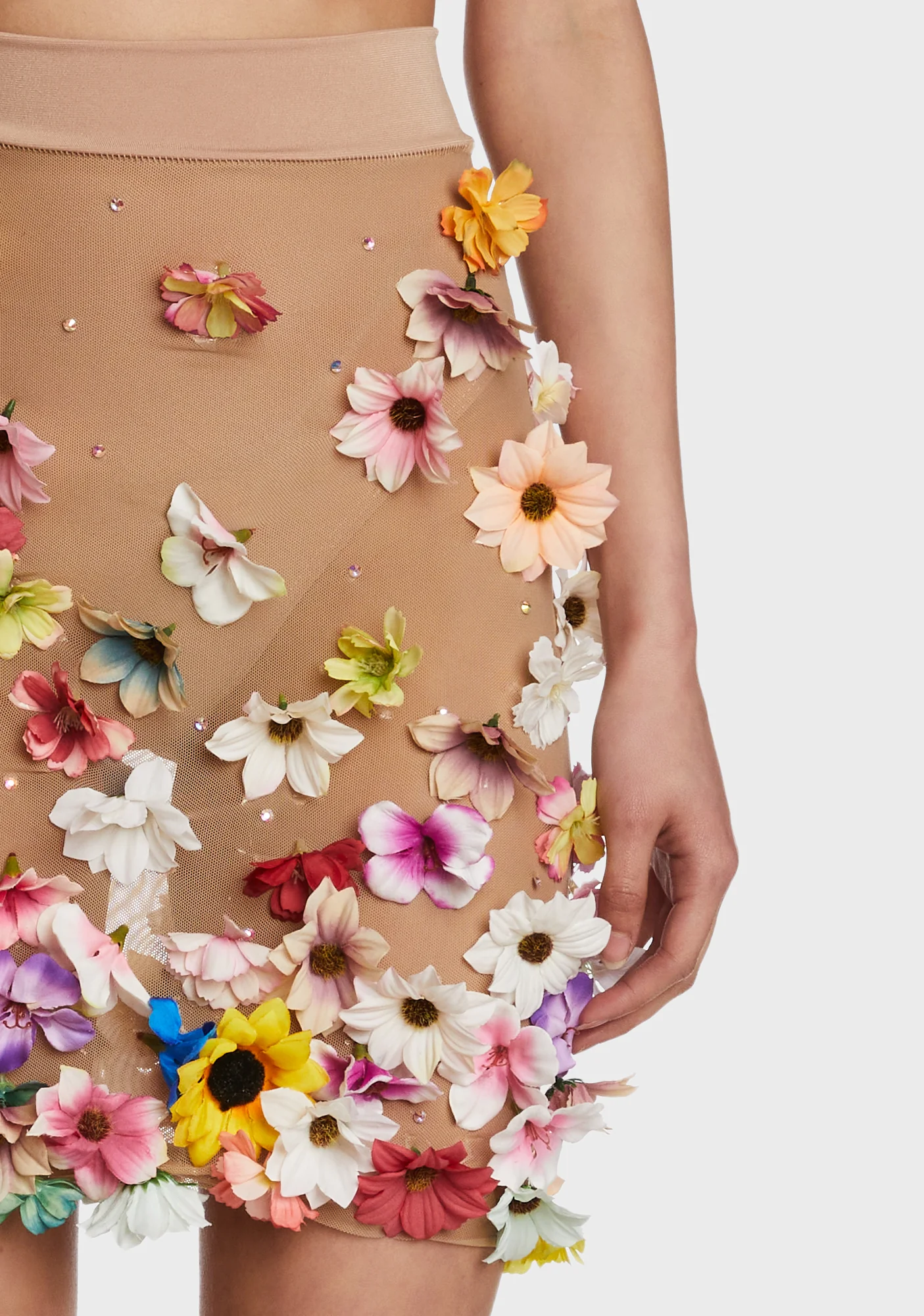 Flower Power Mini Skirt - Image 2