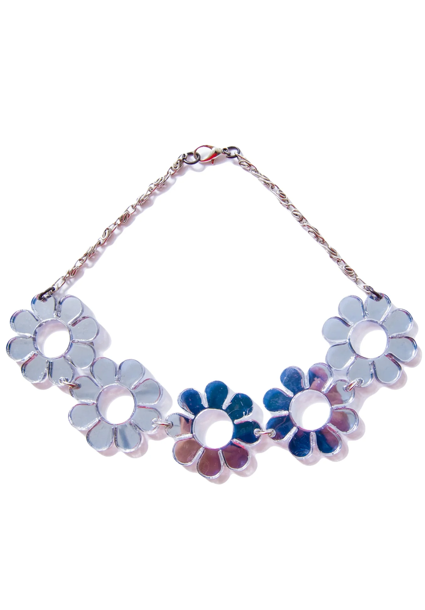 Flower Power Necklace - Green - Image 2
