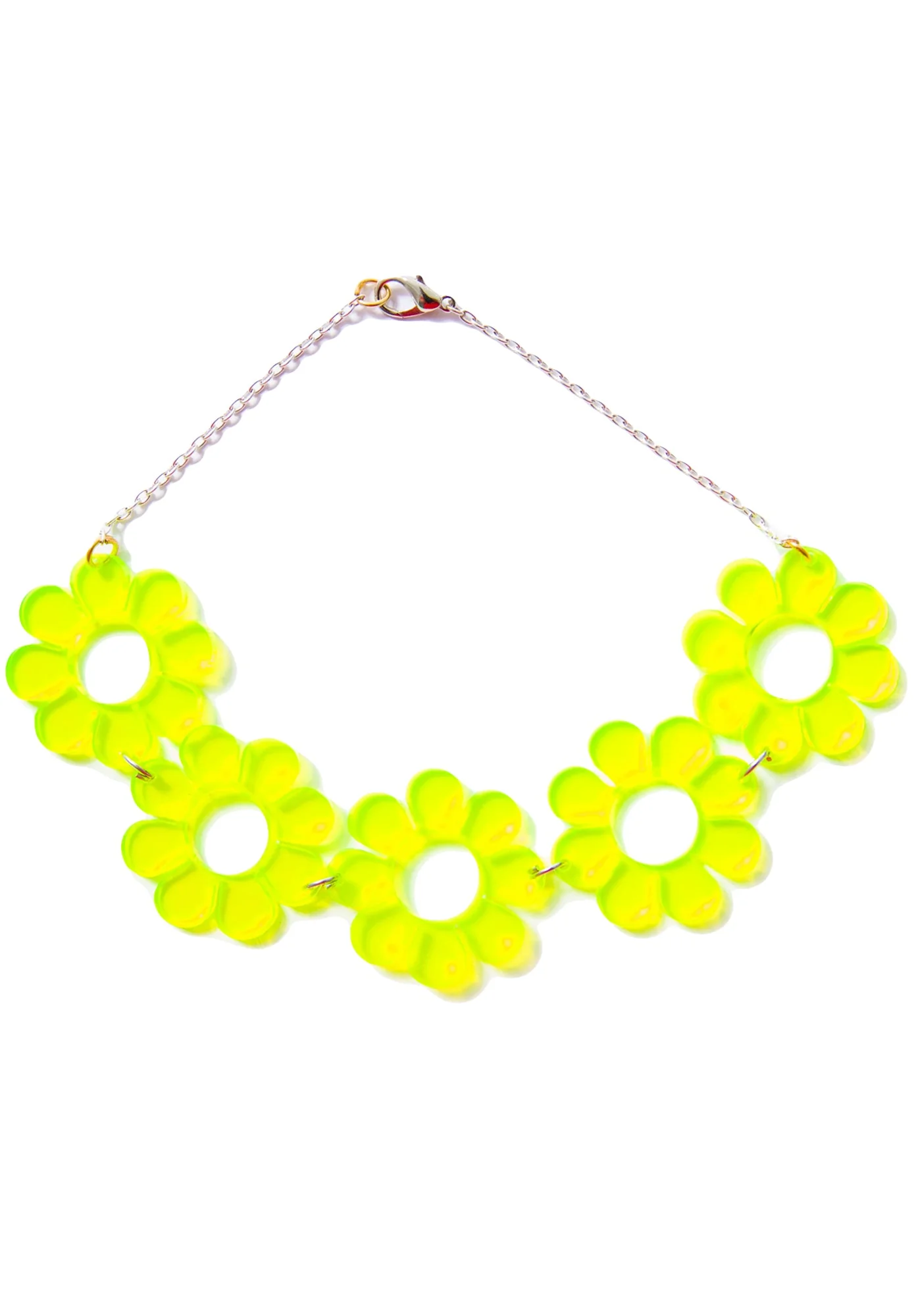 Flower Power Necklace - Green - Image 4