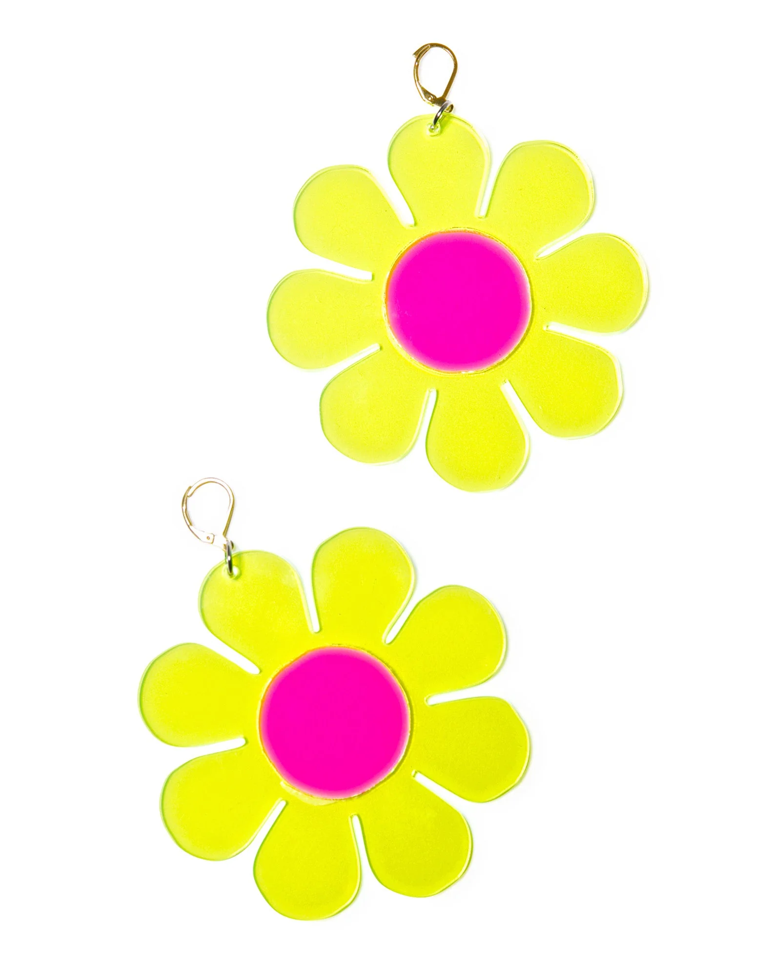 Flower Powerz Earrings - Light Green - Image 3