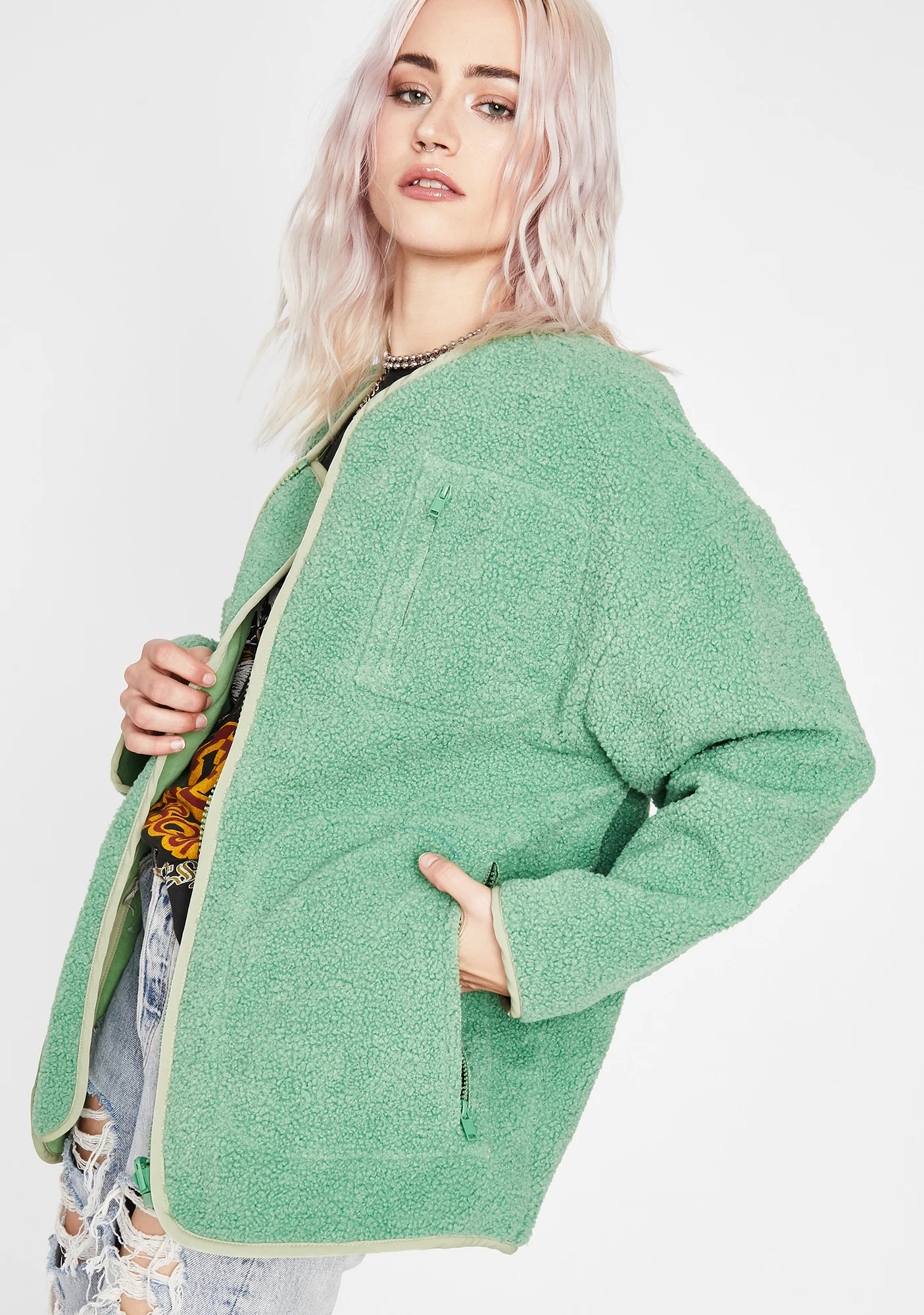 Fluff Off Sherpa Jacket - Image 2