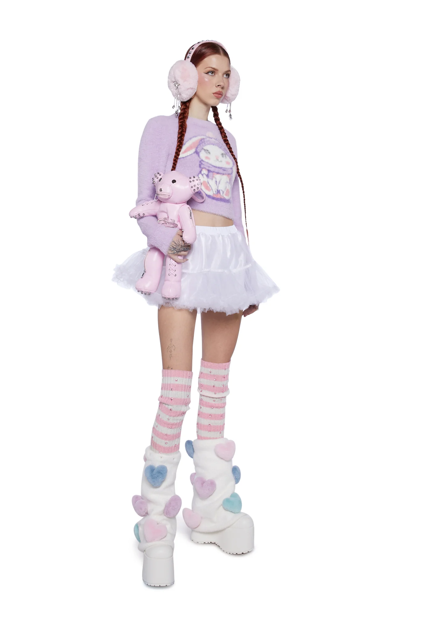Fluffy Footprints Knit Sweater - Image 2
